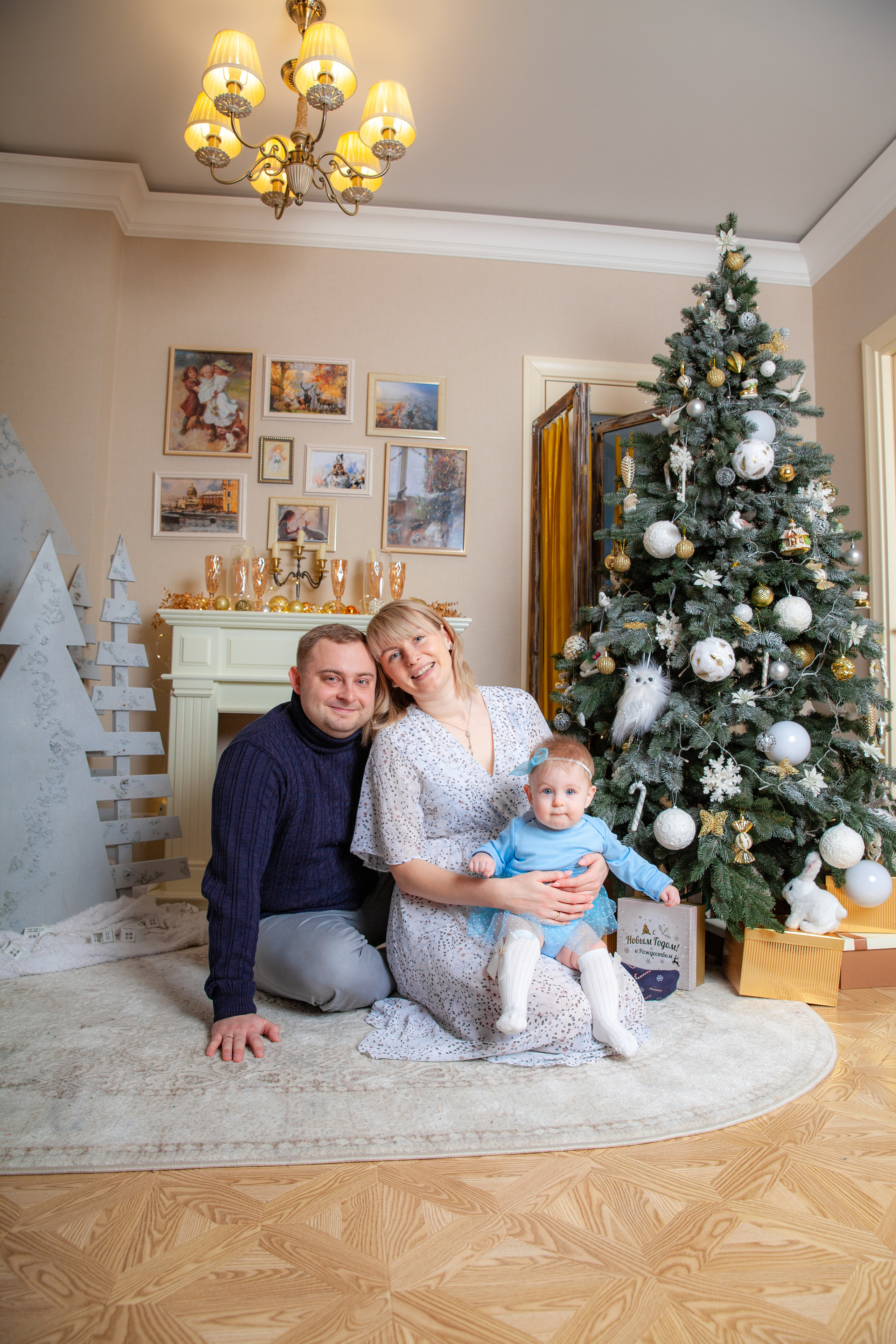 Настя, Никита и Верочка. Новогодняя фотосессия. Фотограф в Железнодорожном и Балашихе