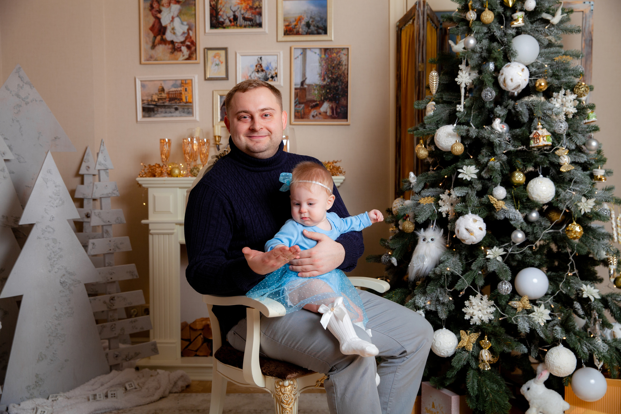 Настя, Никита и Верочка. Новогодняя фотосессия. Фотограф в Железнодорожном и Балашихе