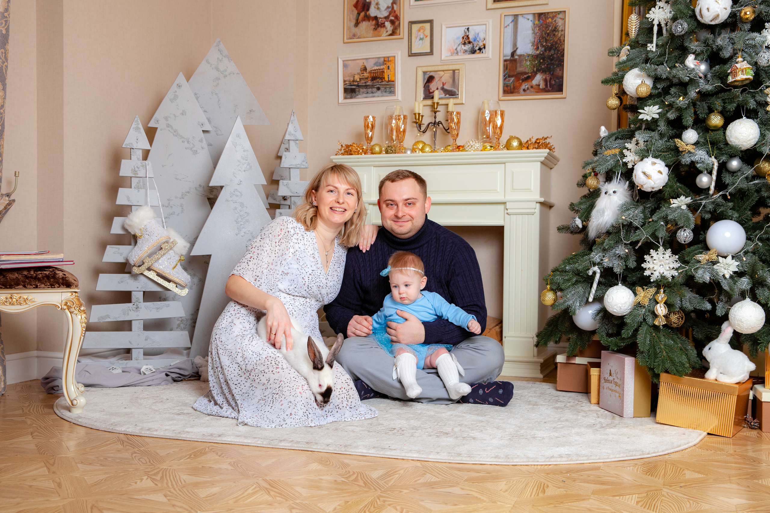 Настя, Никита и Верочка. Новогодняя фотосессия. Фотограф в Железнодорожном и Балашихе