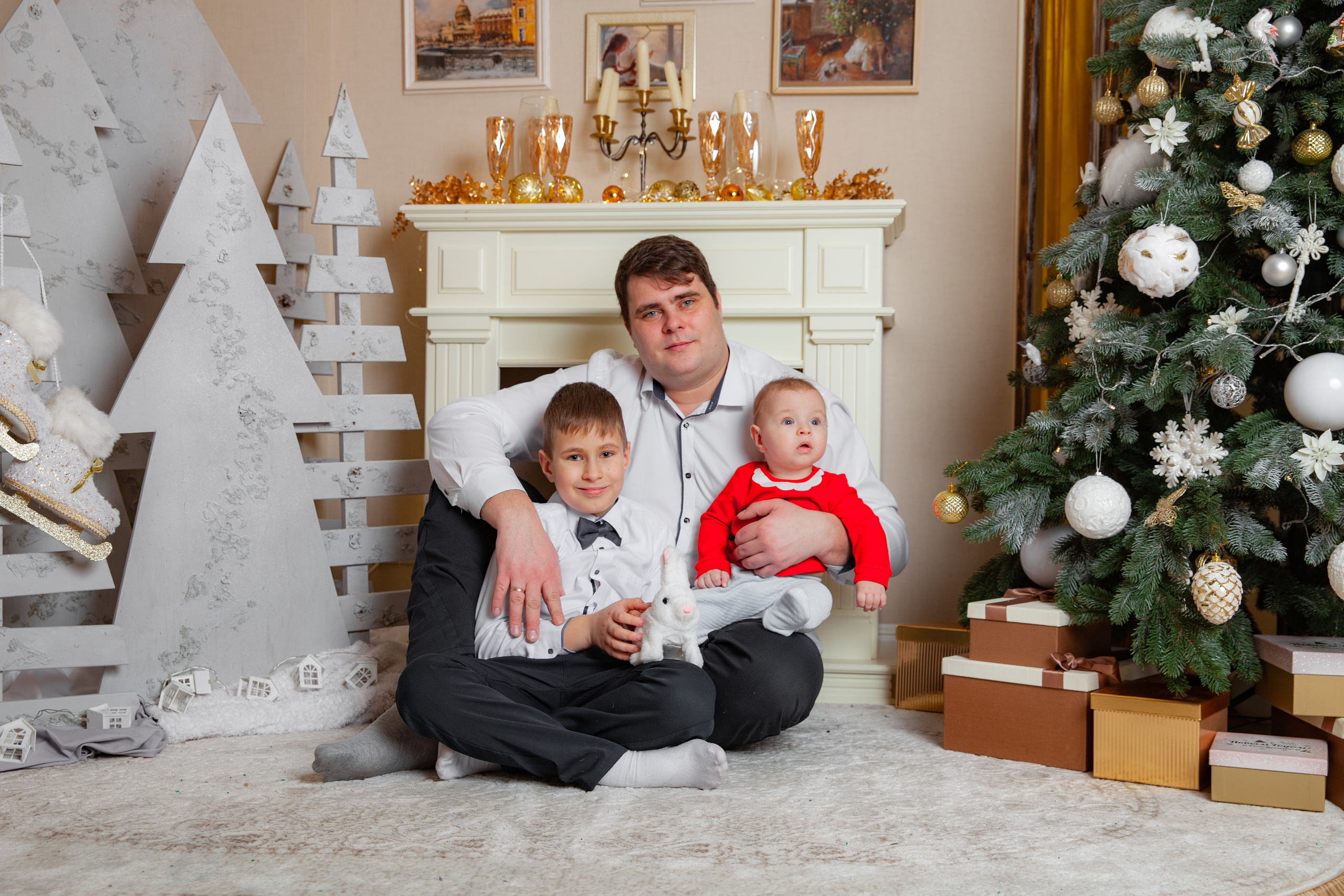 Новогодняя фотосессия для Оли и семьи. Фотограф в Железнодорожном и Балашихе