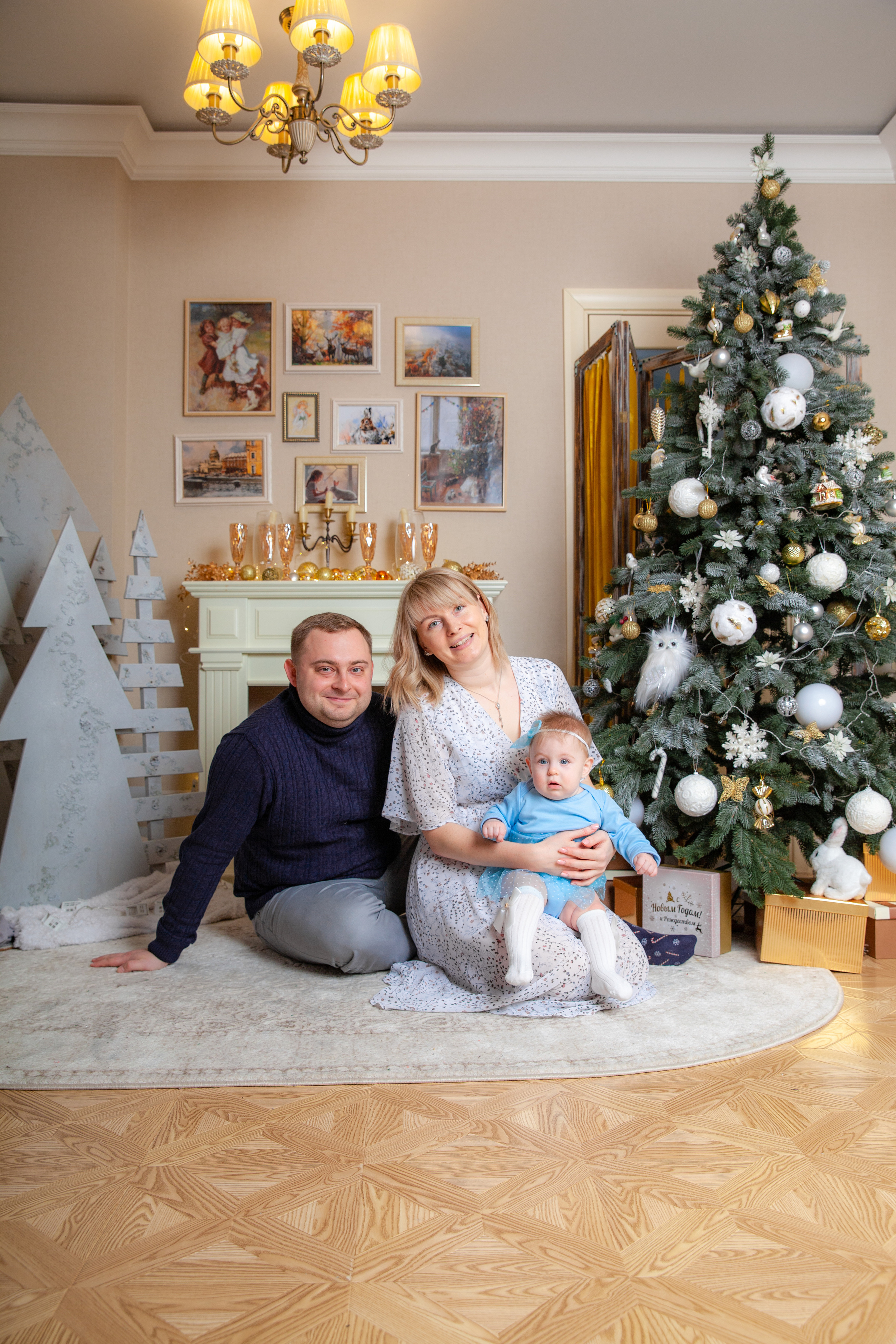 Настя, Никита и Верочка. Новогодняя фотосессия. Фотограф в Железнодорожном и Балашихе