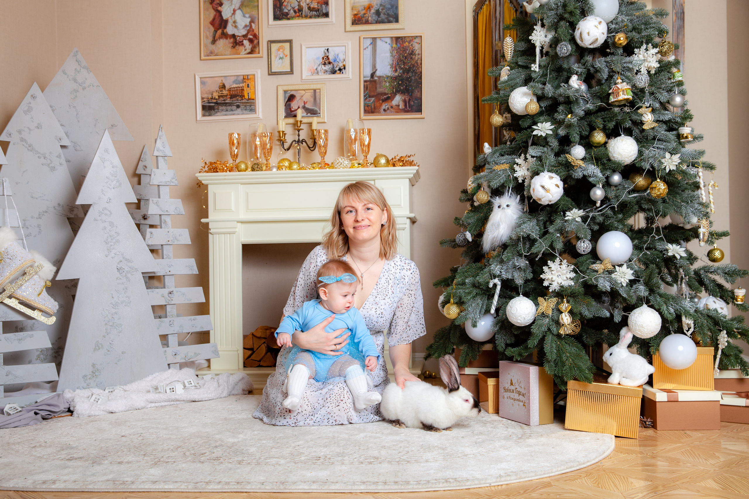 Настя, Никита и Верочка. Новогодняя фотосессия. Фотограф в Железнодорожном и Балашихе