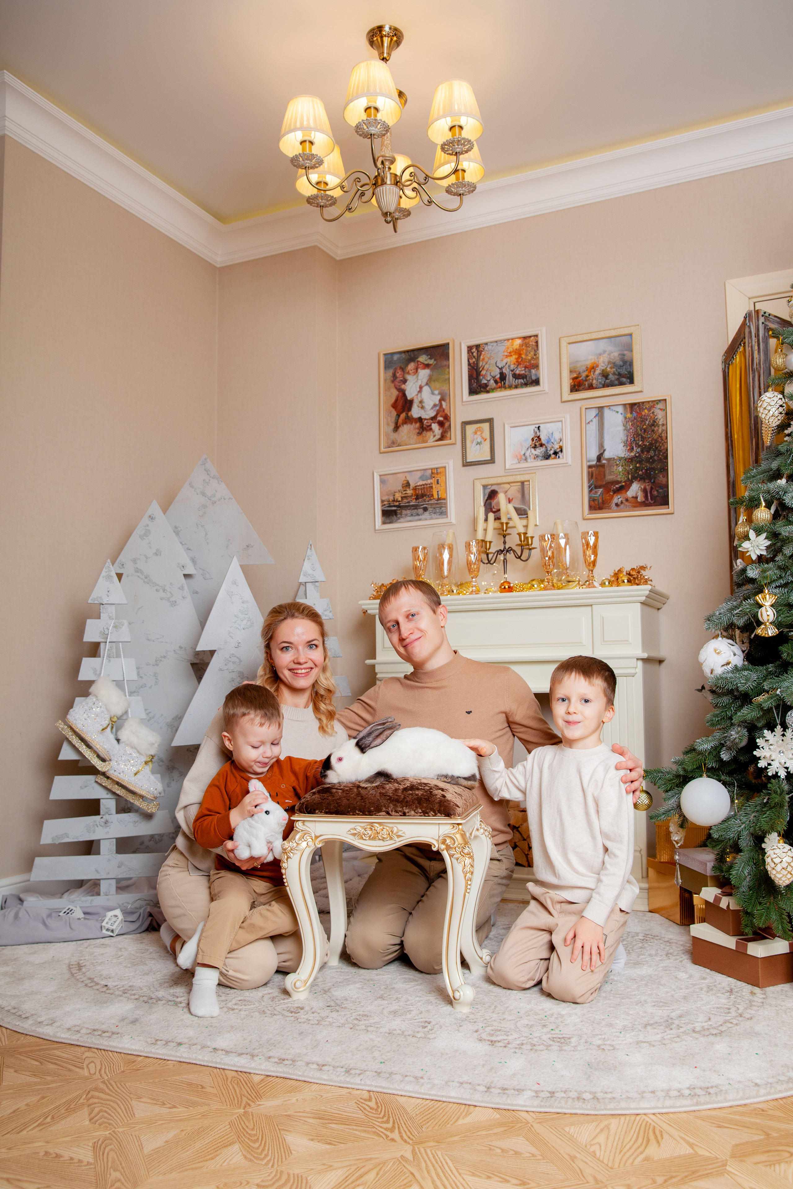 Новогодняя семейная фотосессия. Фотограф в Железнодорожном и Балашихе