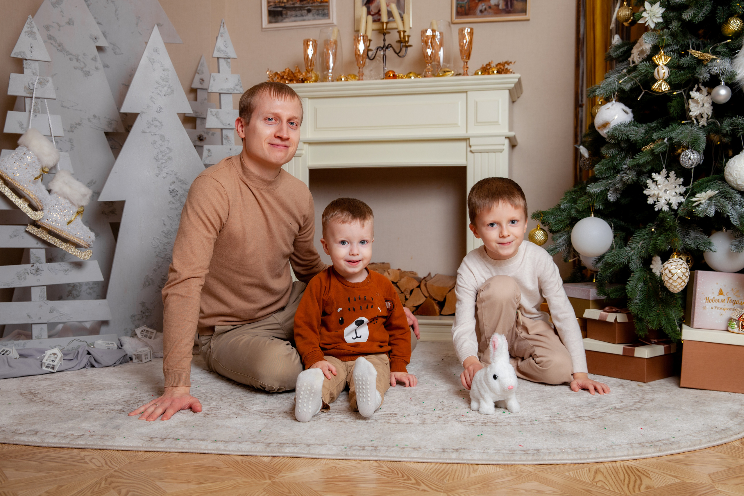 Новогодняя семейная фотосессия. Фотограф в Железнодорожном и Балашихе