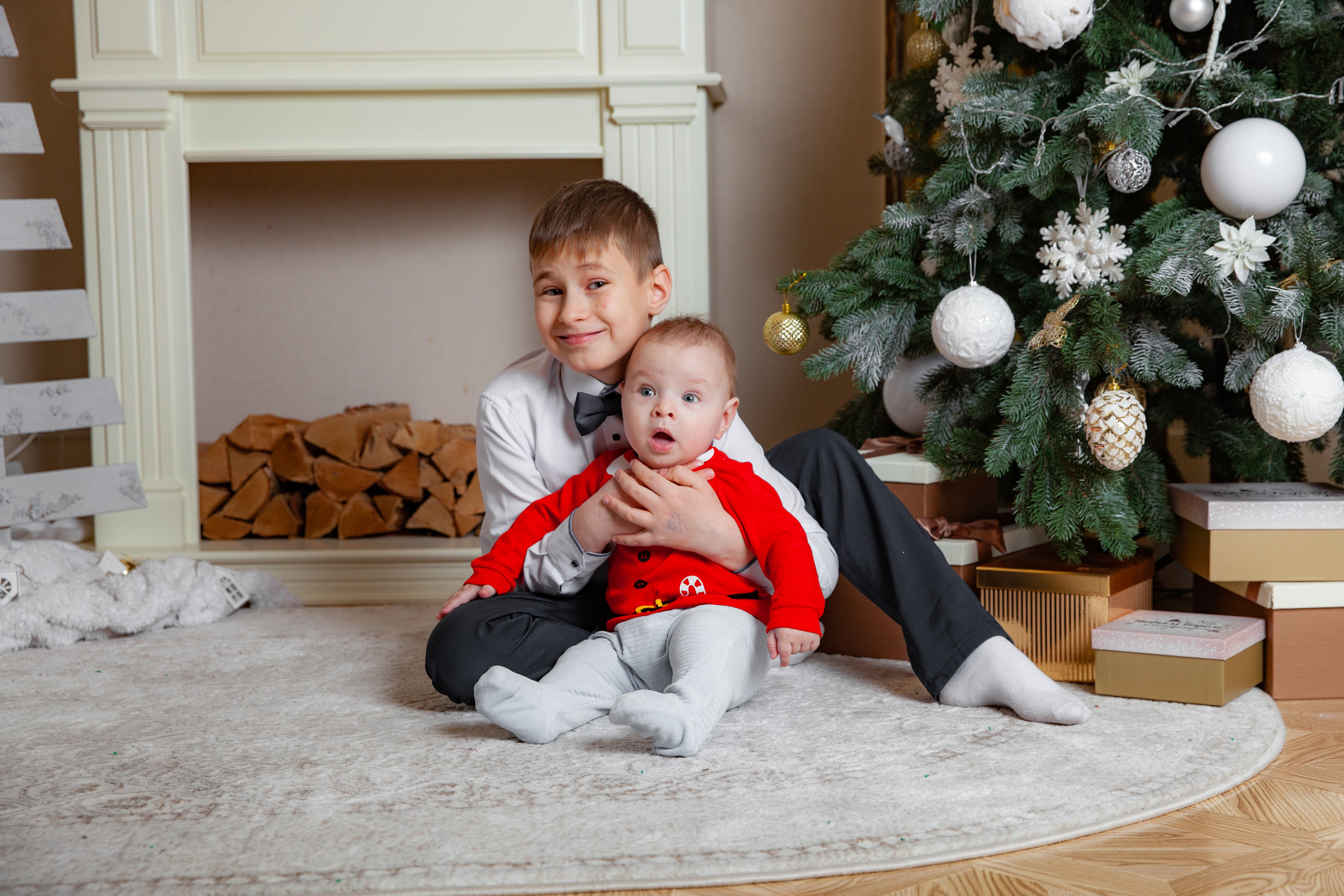 Новогодняя фотосессия для Оли и семьи. Фотограф в Железнодорожном и Балашихе