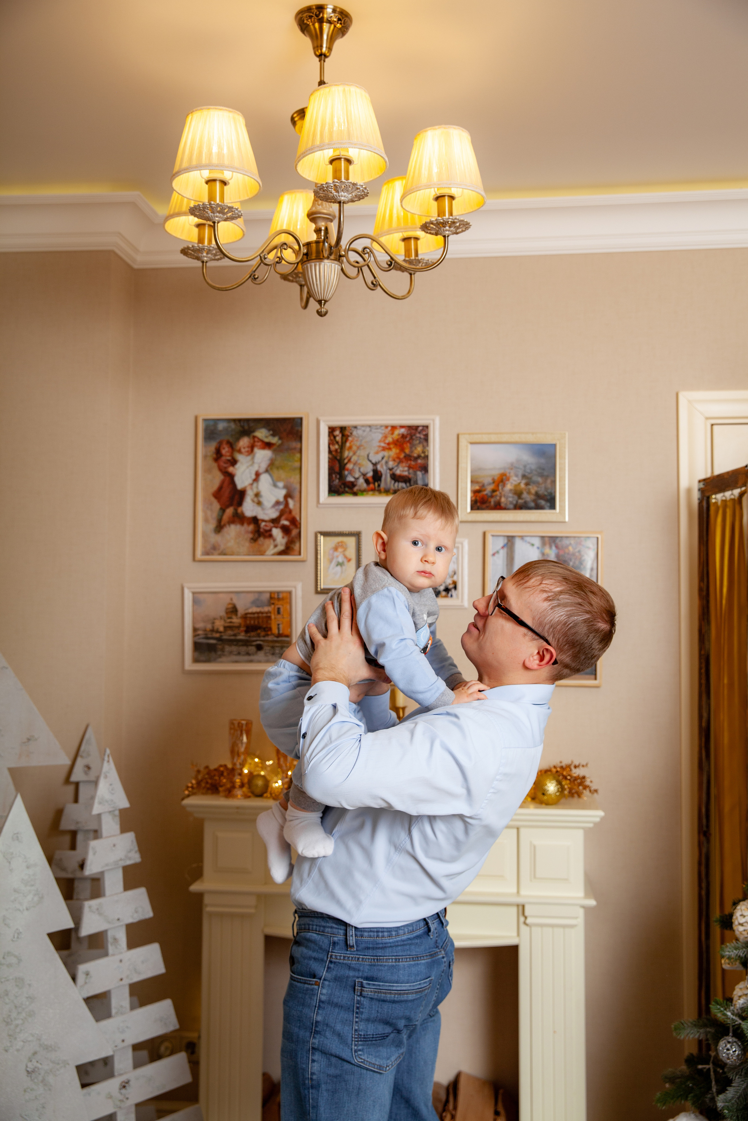 Новогодняя фотосессия для Виталия, Яны и Дани. Фотограф в Железнодорожном и Балашихе