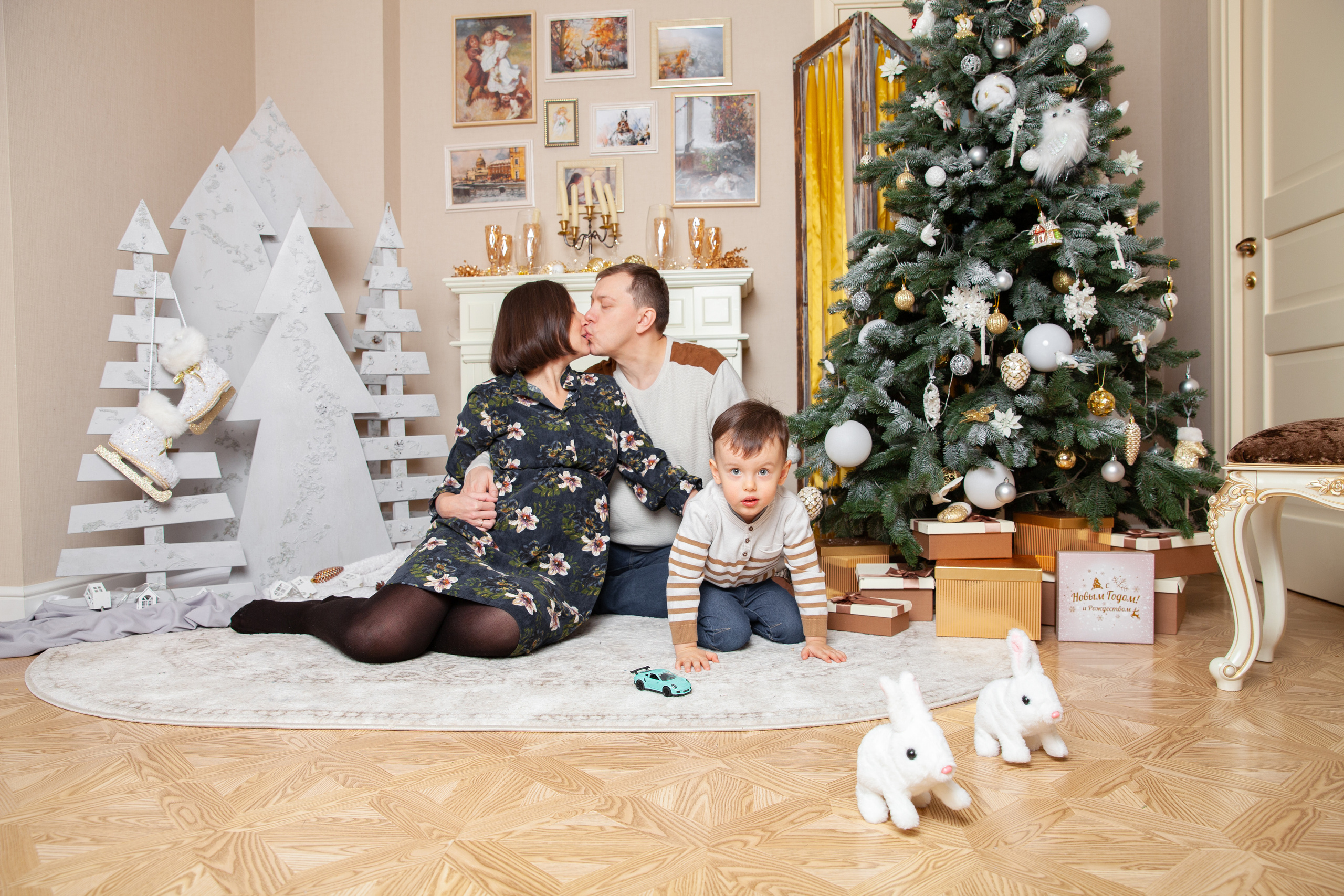 Новогодняя фотосессия беременности для Светланы. Фотограф в Железнодорожном и Балашихе