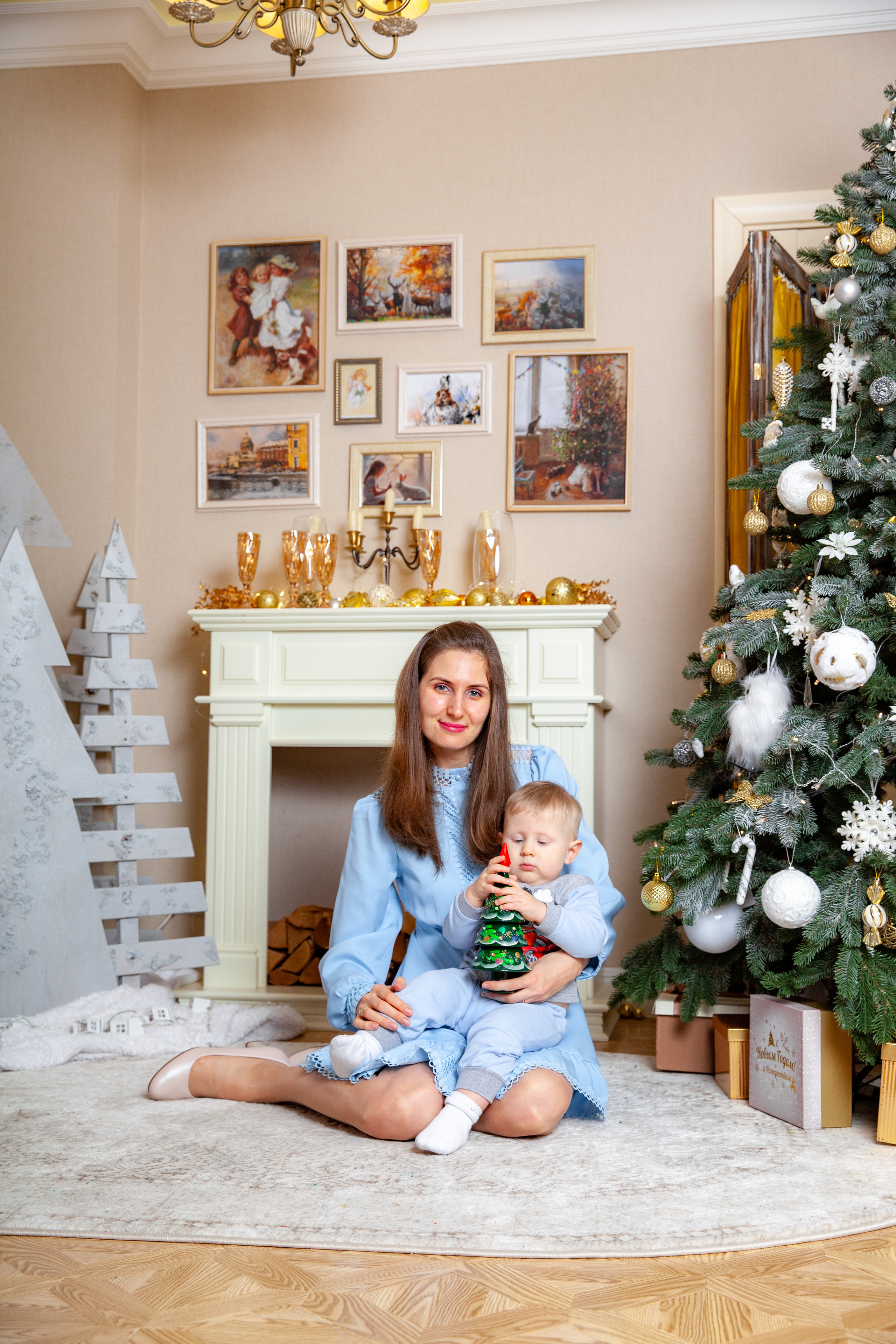 Новогодняя фотосессия для Виталия, Яны и Дани. Фотограф в Железнодорожном и Балашихе