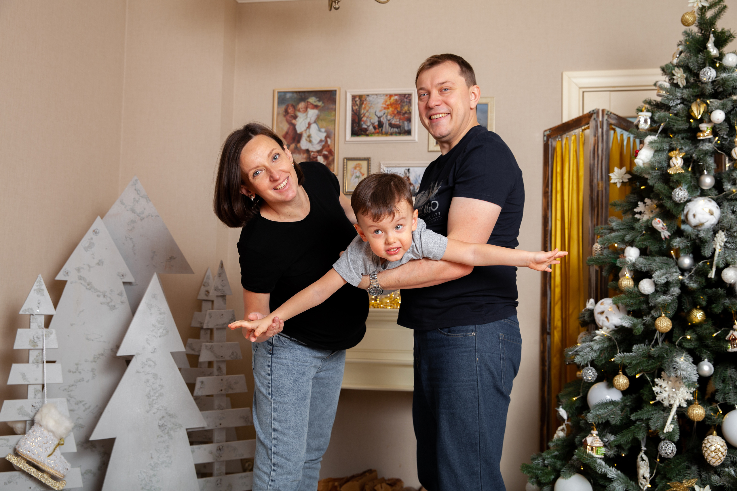 Новогодняя фотосессия беременности для Светланы. Фотограф в Железнодорожном и Балашихе