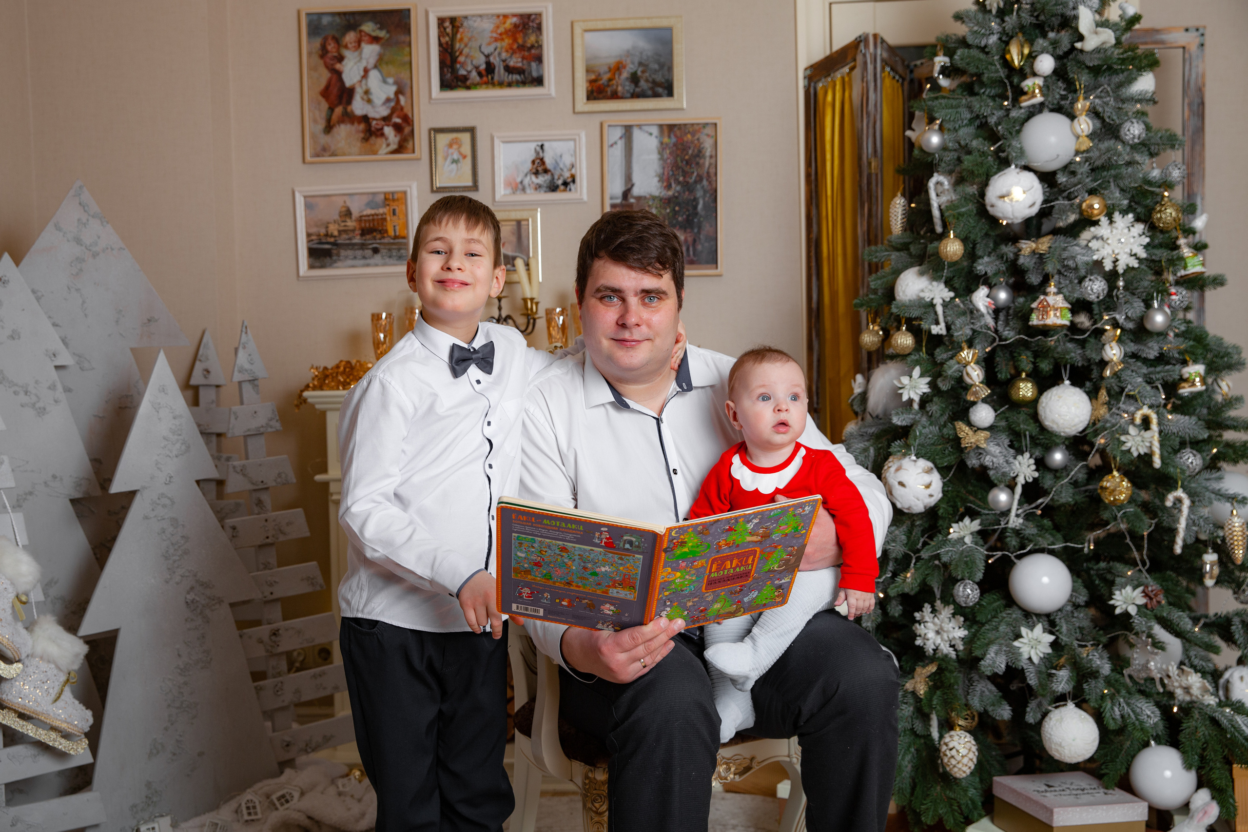 Новогодняя фотосессия для Оли и семьи. Фотограф в Железнодорожном и Балашихе