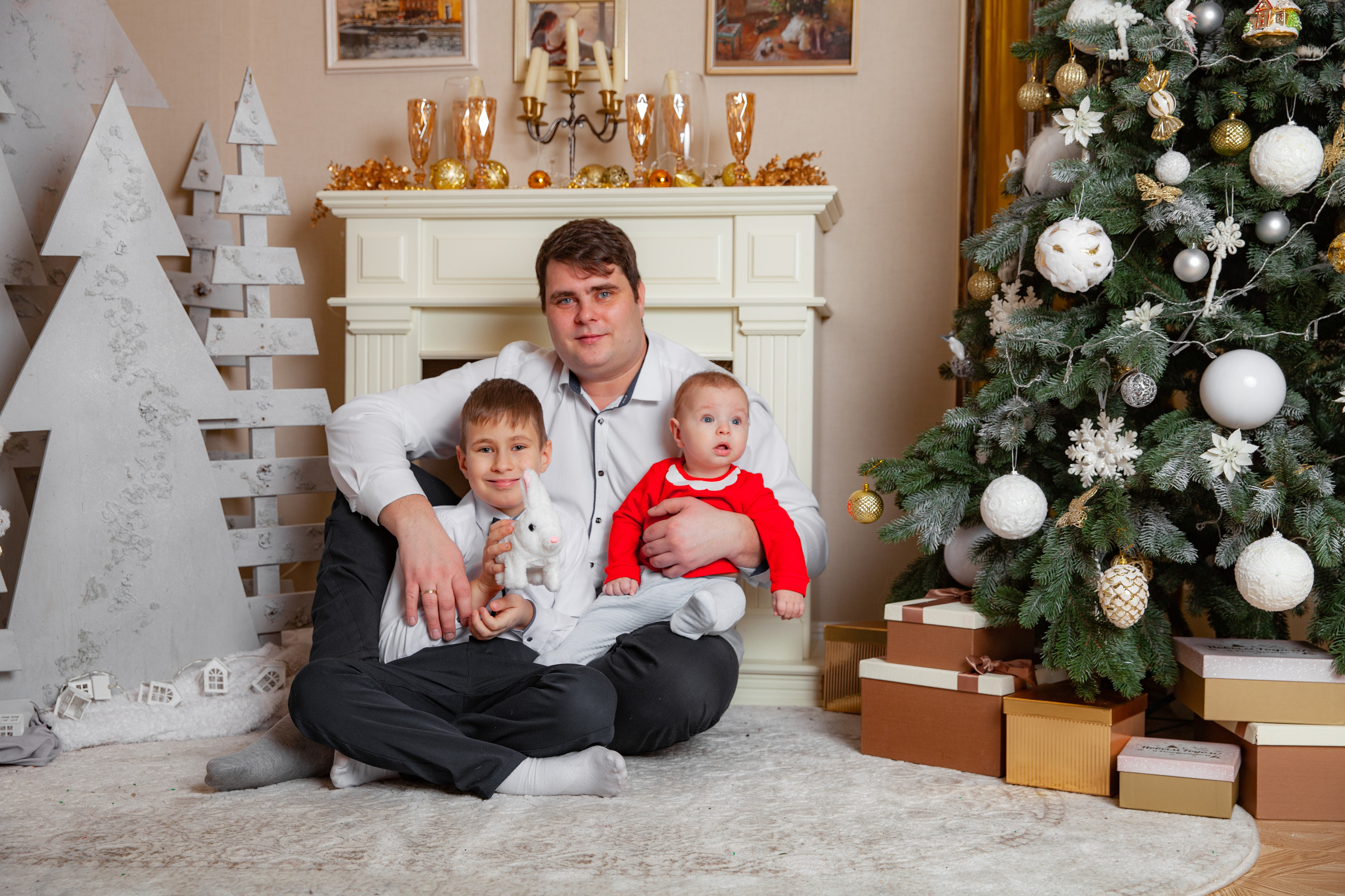 Новогодняя фотосессия для Оли и семьи. Фотограф в Железнодорожном и Балашихе