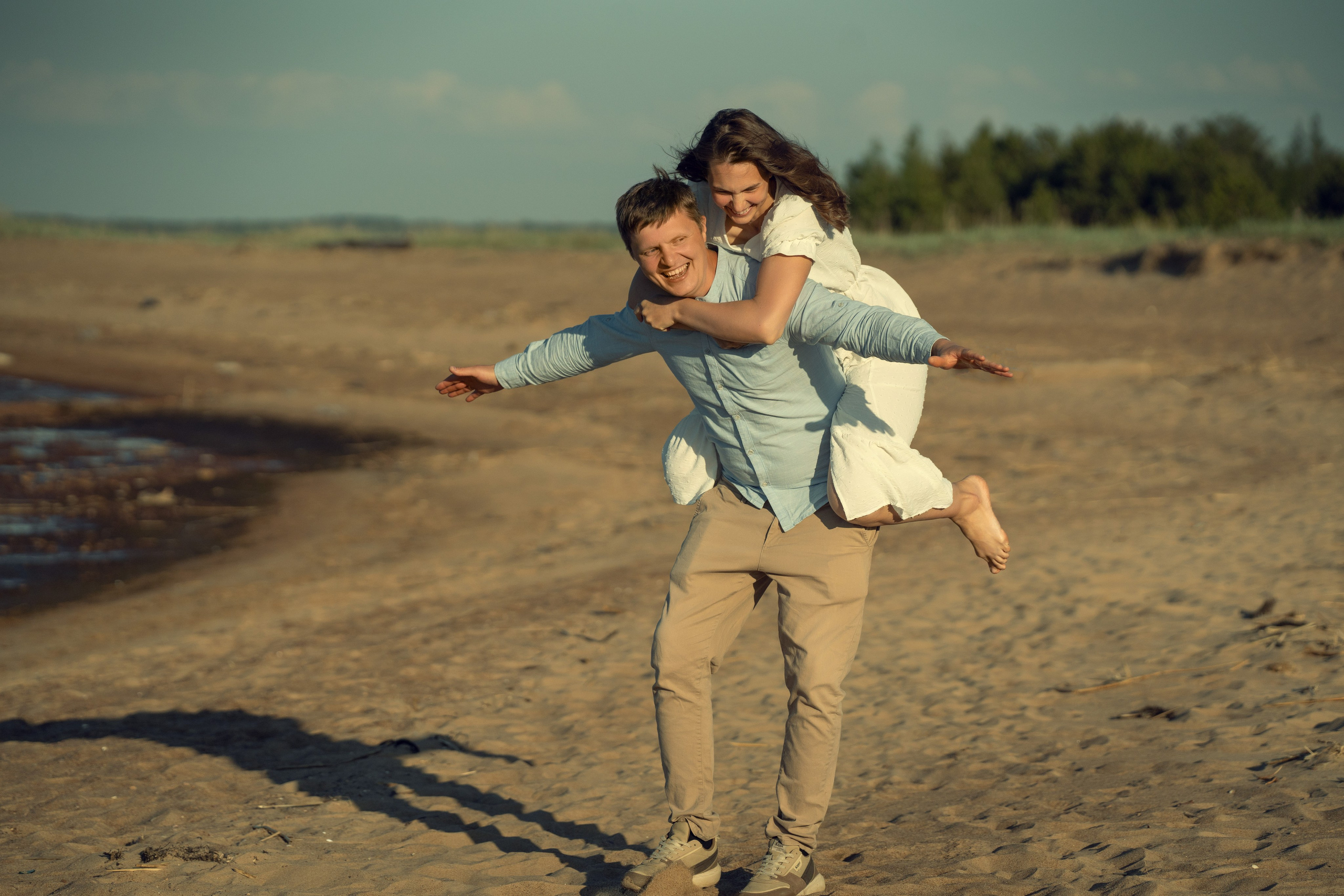 love story, молодые родители, многодетная семья, съемка на пляже