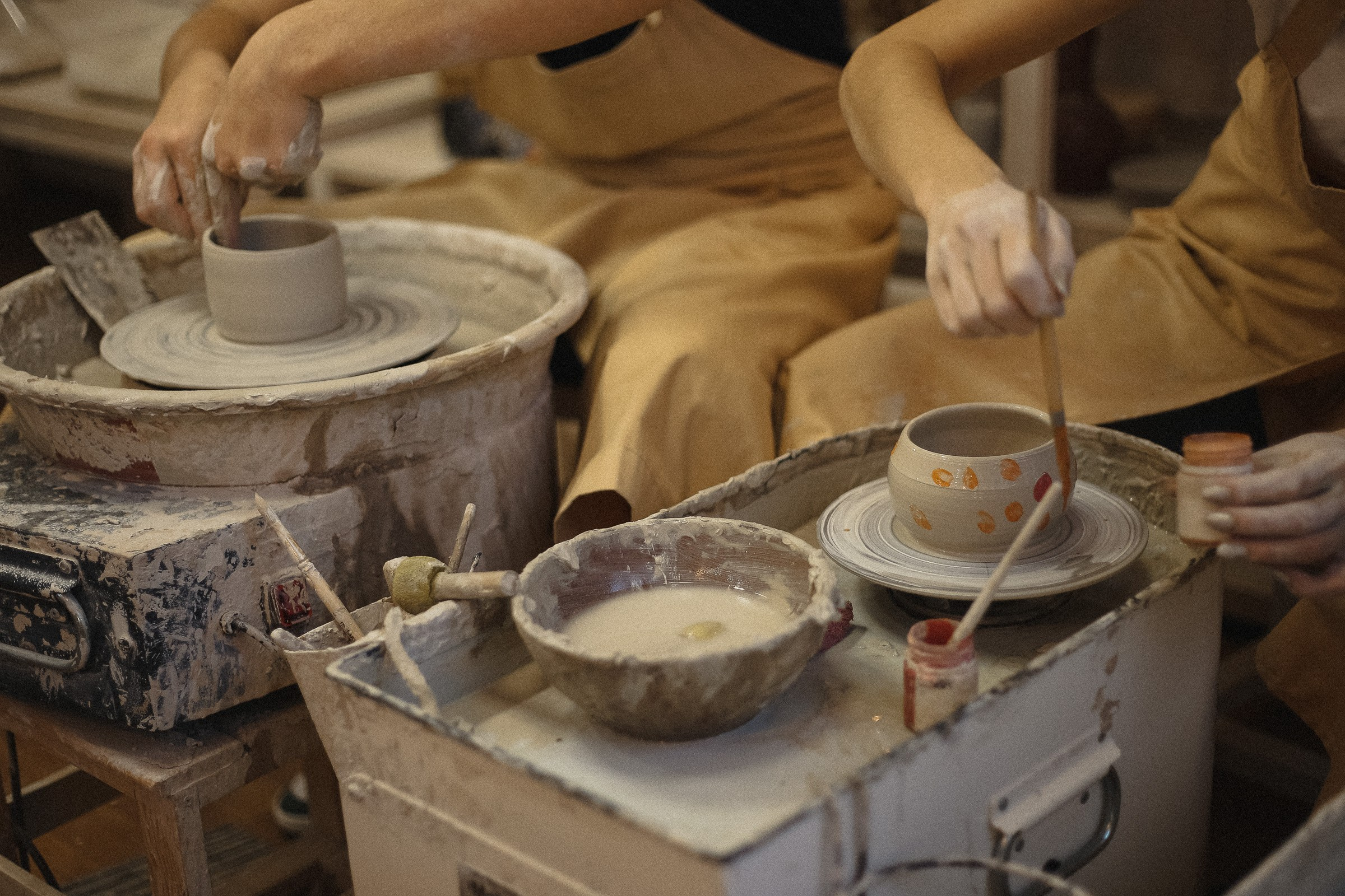 Парная фотосессия в гончарной мастерской. Семейный, love story, свадебный фотограф Анапа