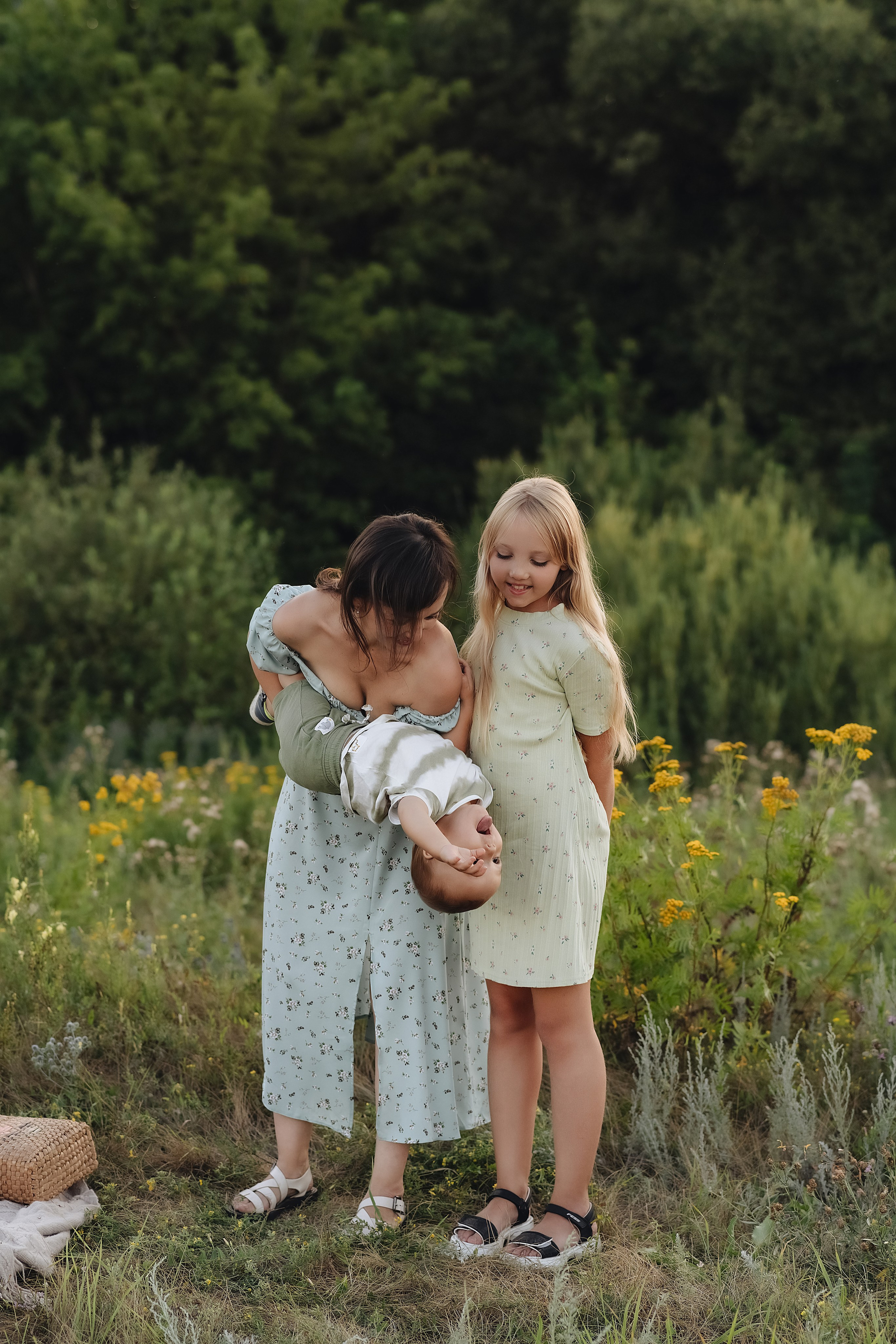 Семейная съемка на закате. Фотограф Карина Шмулёва. Воронеж и область