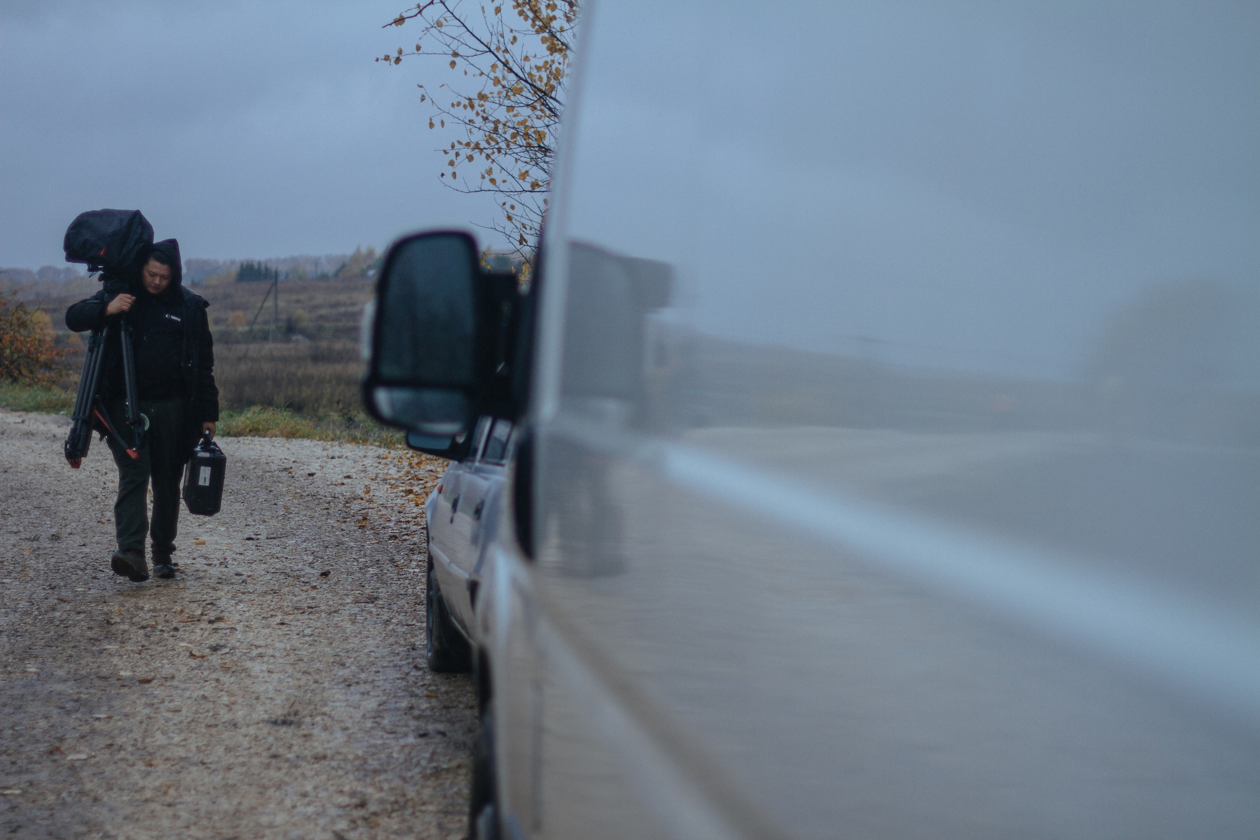 Бэкстейдж со съёмок. Оператор Мария Боровкова
