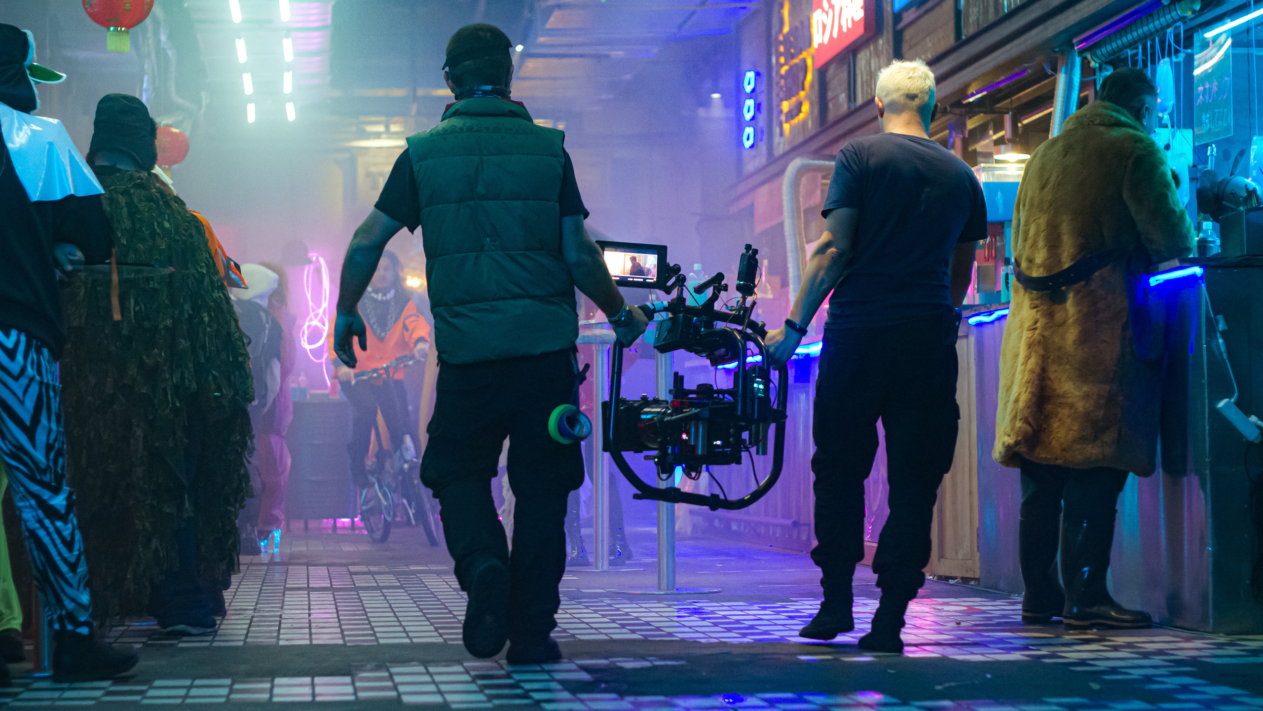 Бэкстейдж со съёмок. Оператор Мария Боровкова