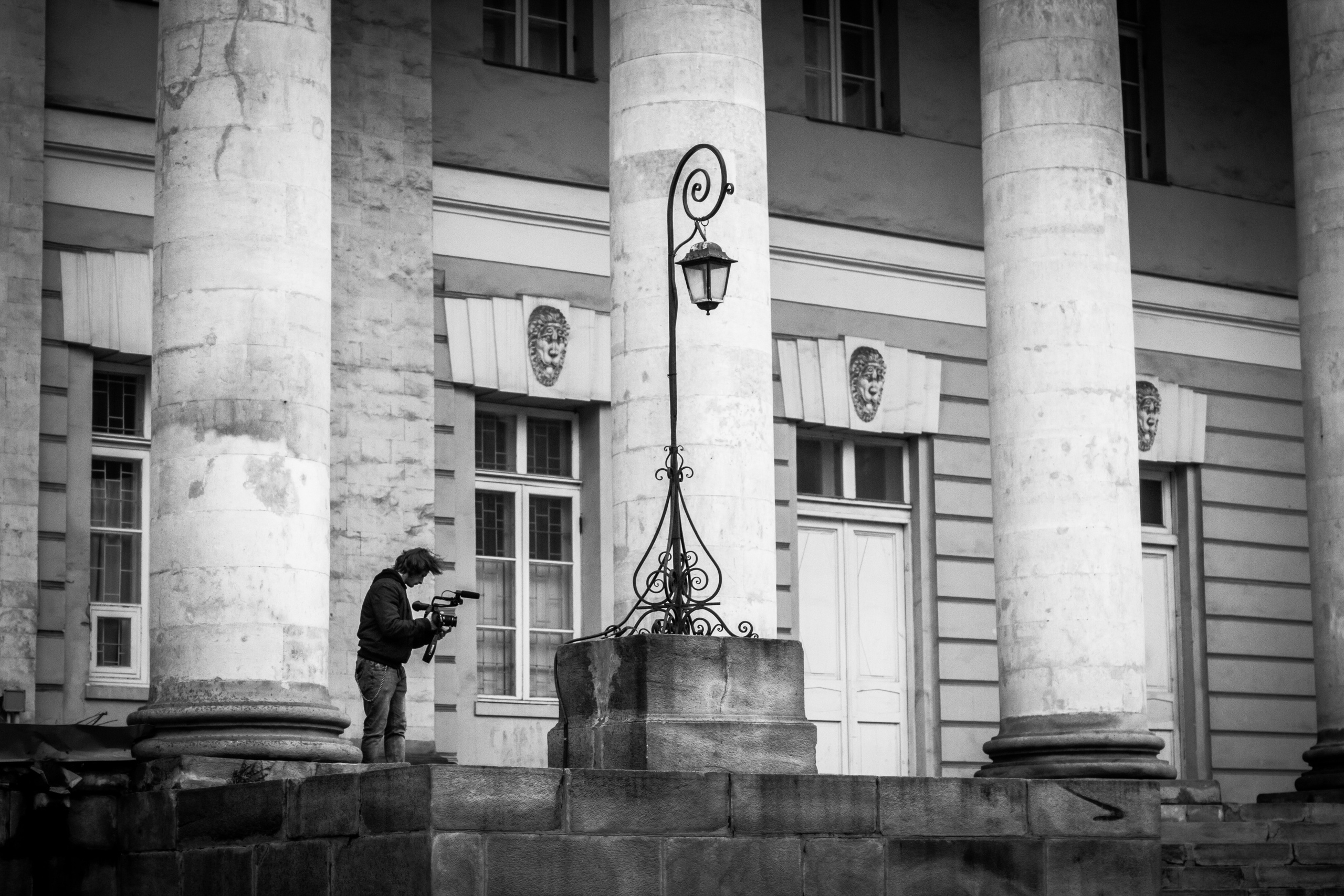 Бэкстейдж со съёмок. Оператор Мария Боровкова
