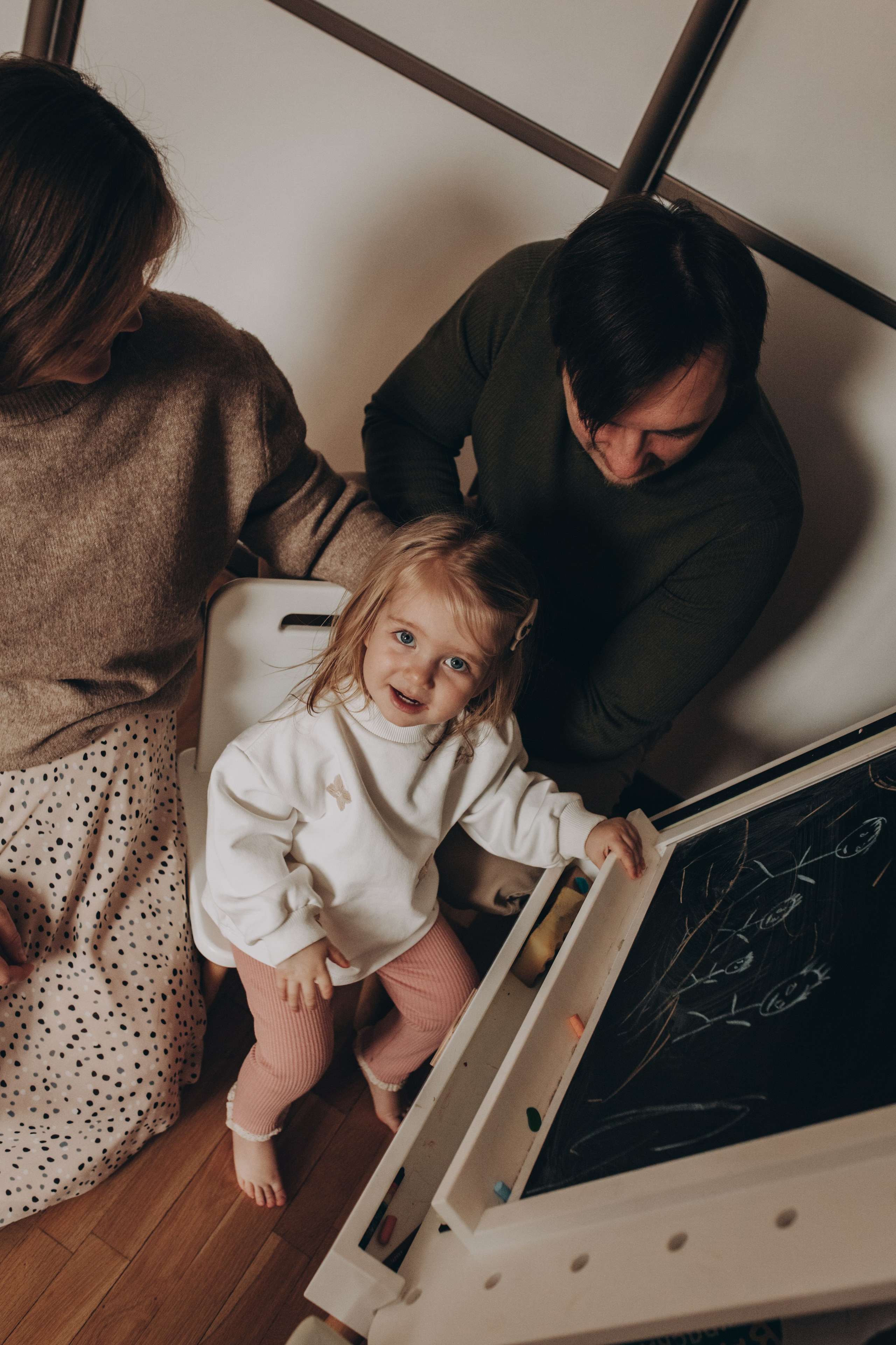 Наташа, Михаил, Вероника. Семейный фотограф Полина Сарина Москва