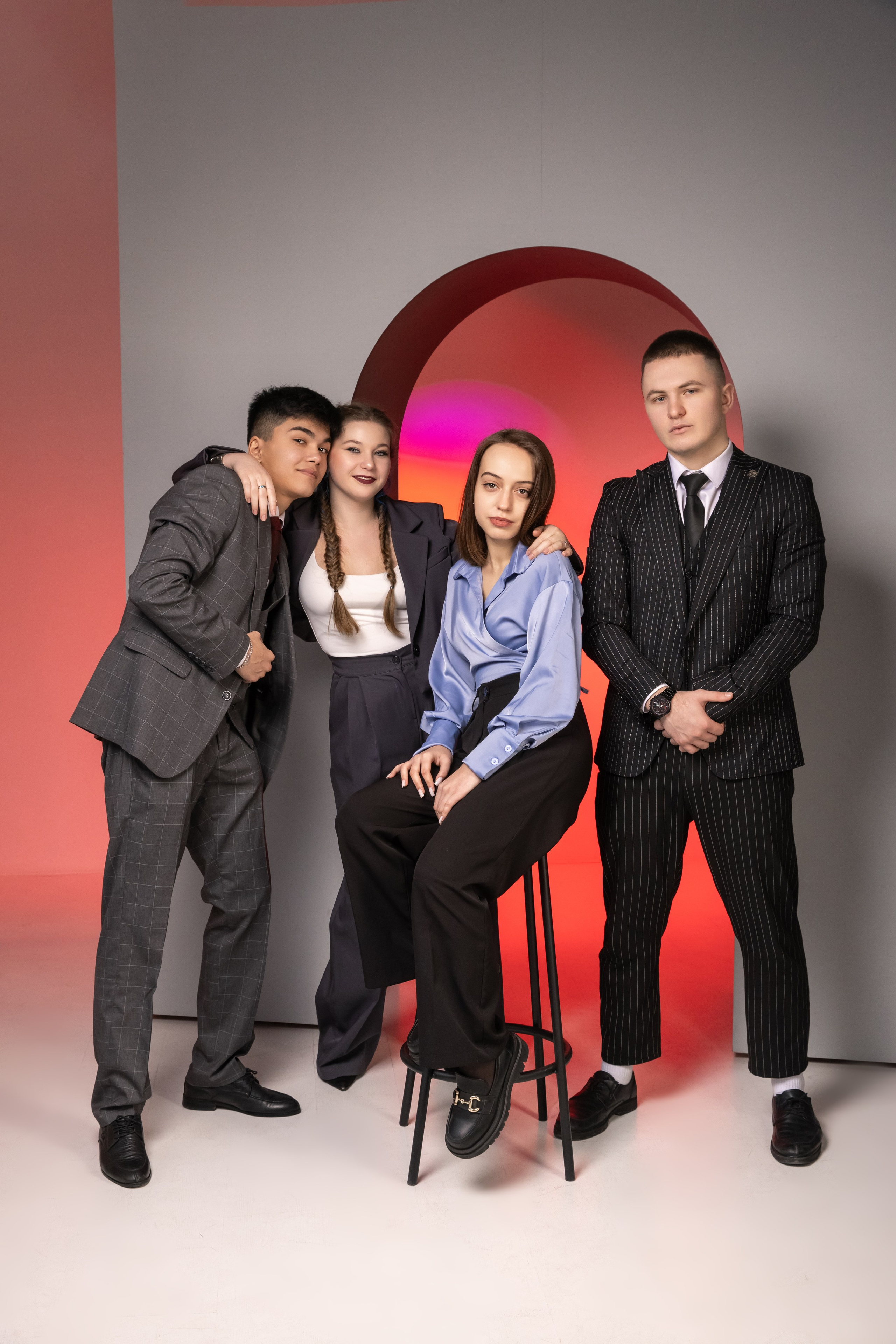 Фотосессия с цветным светом. Выпускные альбомы Евгении Виноградовой г. Липецк