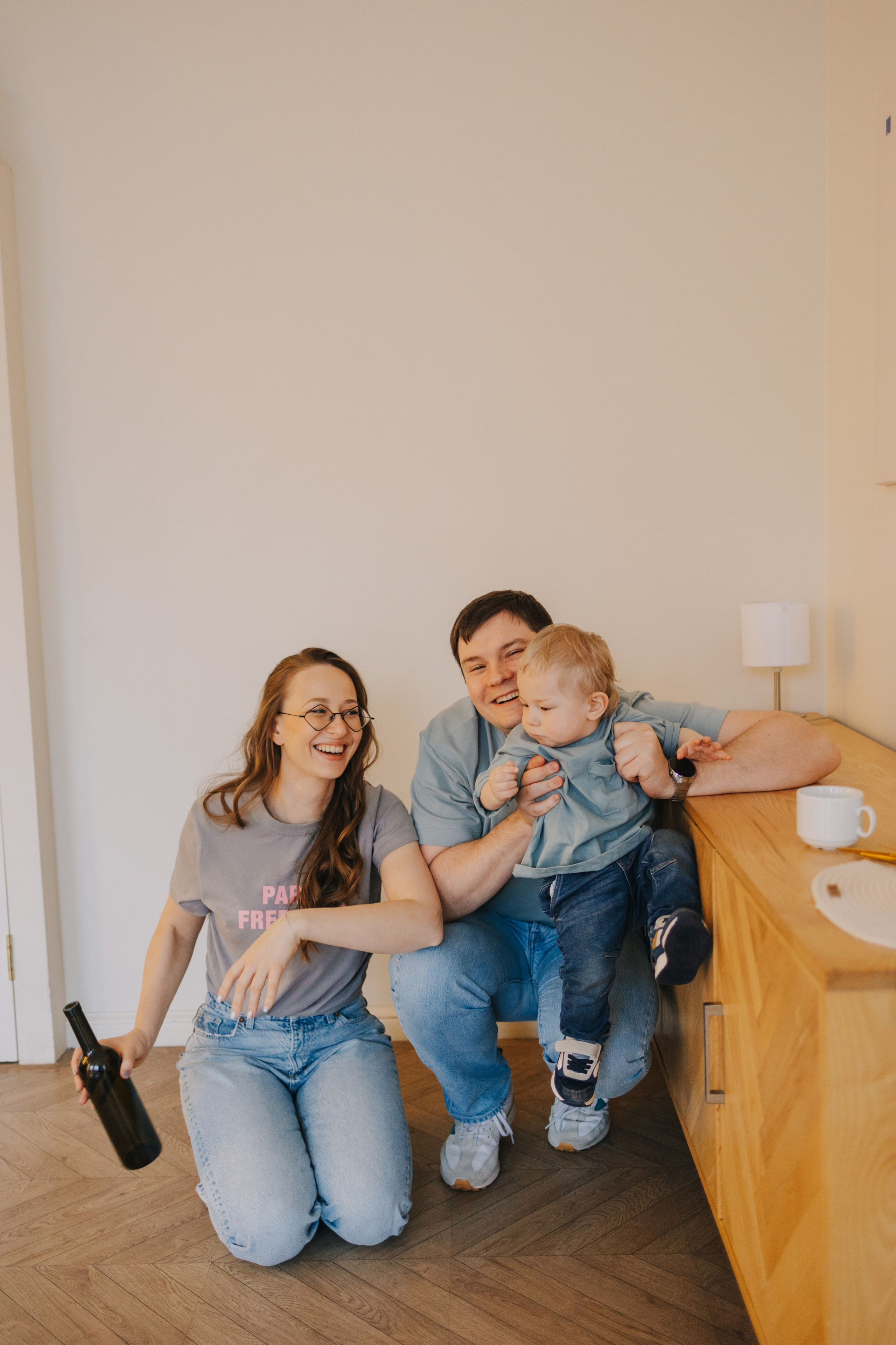 Большая семья. Домашняя фотосессия