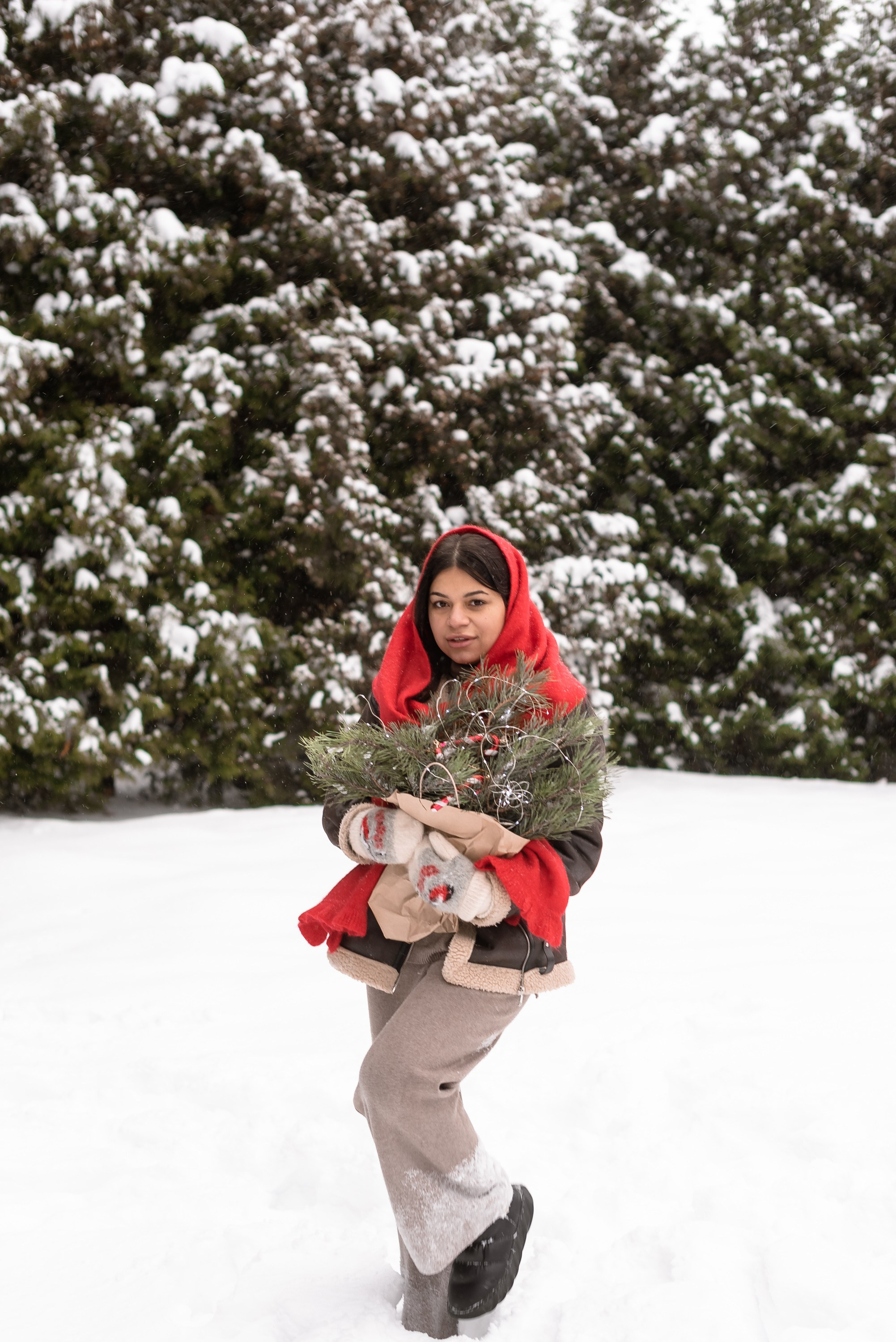 Зимняя прогулка Софии. Фотограф Тула творческие фотосессии недорого Ольга Ромашина