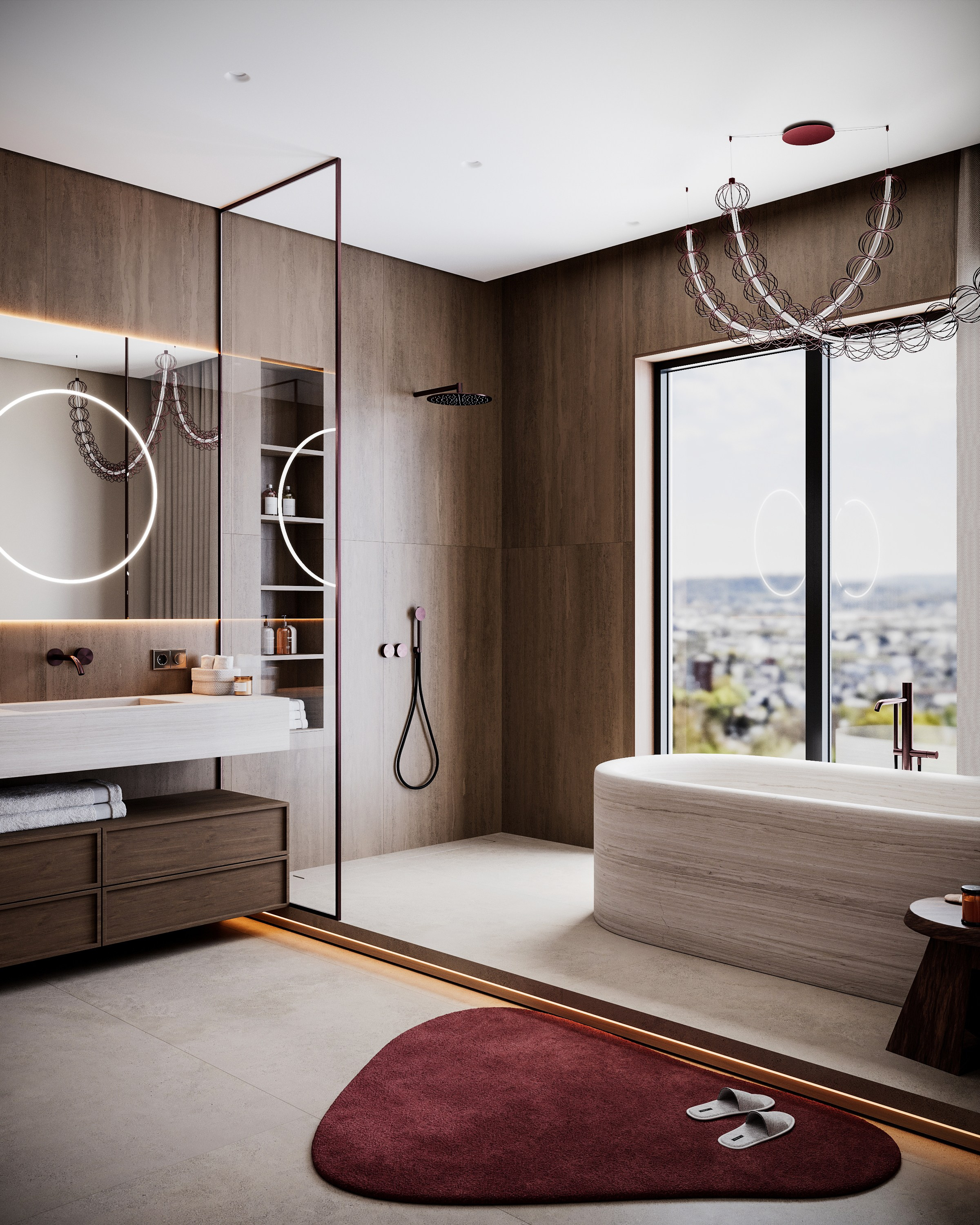 Country house | Bathroom. 3D визуализация интерьеров — Ирина