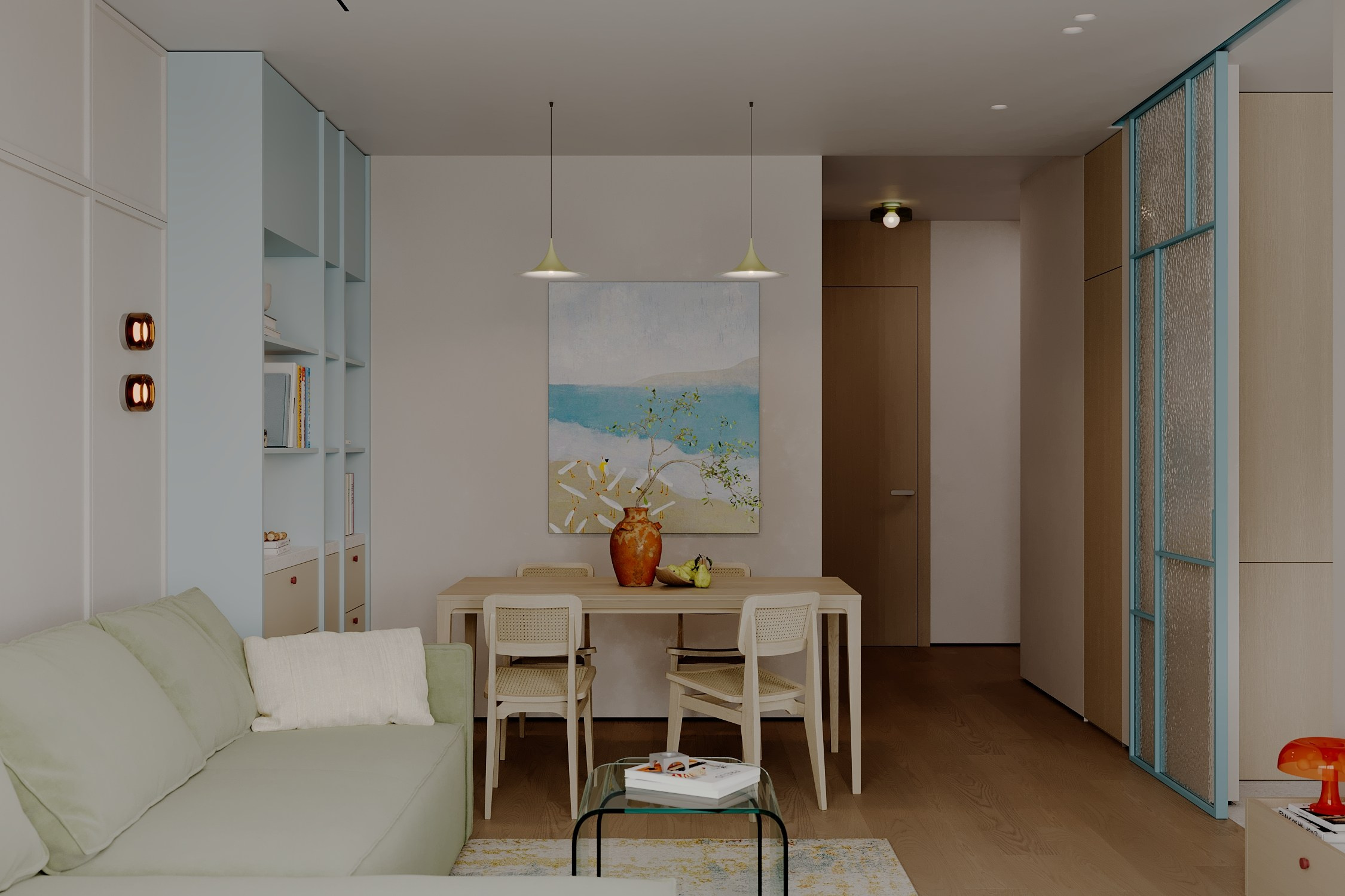 Морской бриз. MIRRO STUDIO Дизайн интерьера и реализация под ключ Варшава