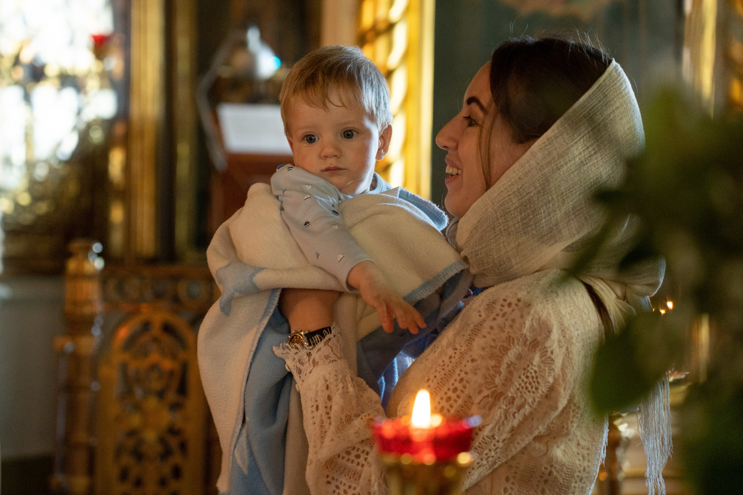 Крестины в Москве. Портретный фотограф Олеся Владимирова в Москве