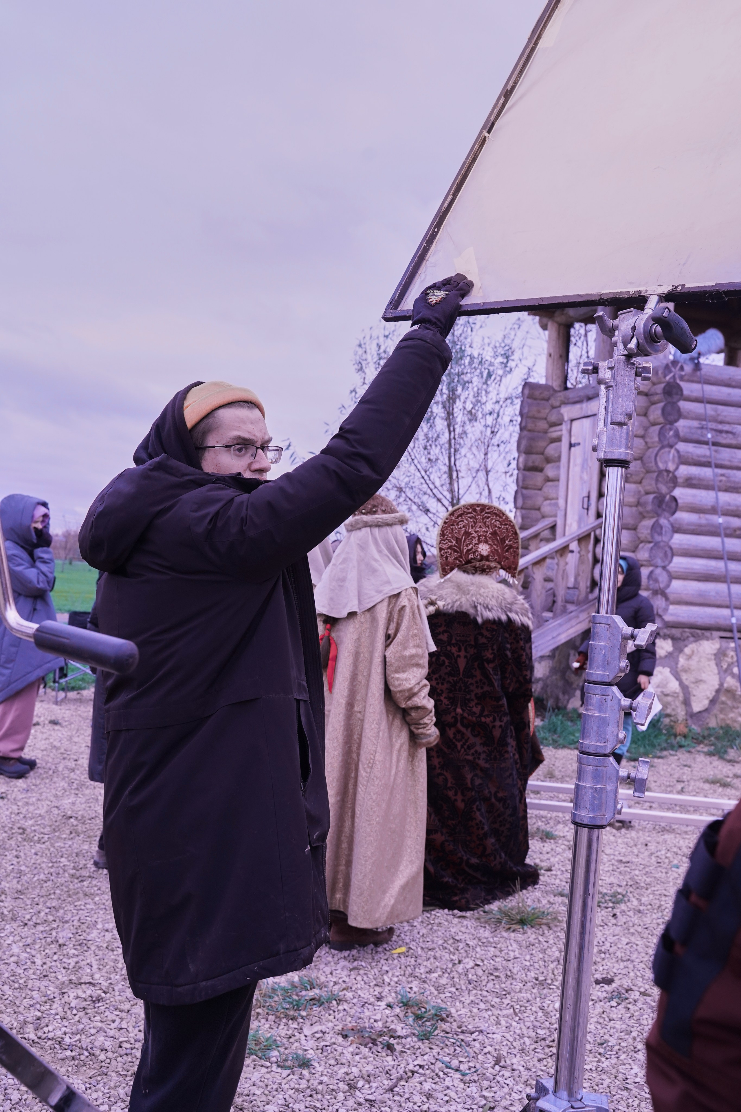 Бекстейдж съемки сериала. Krasnopoliophoto