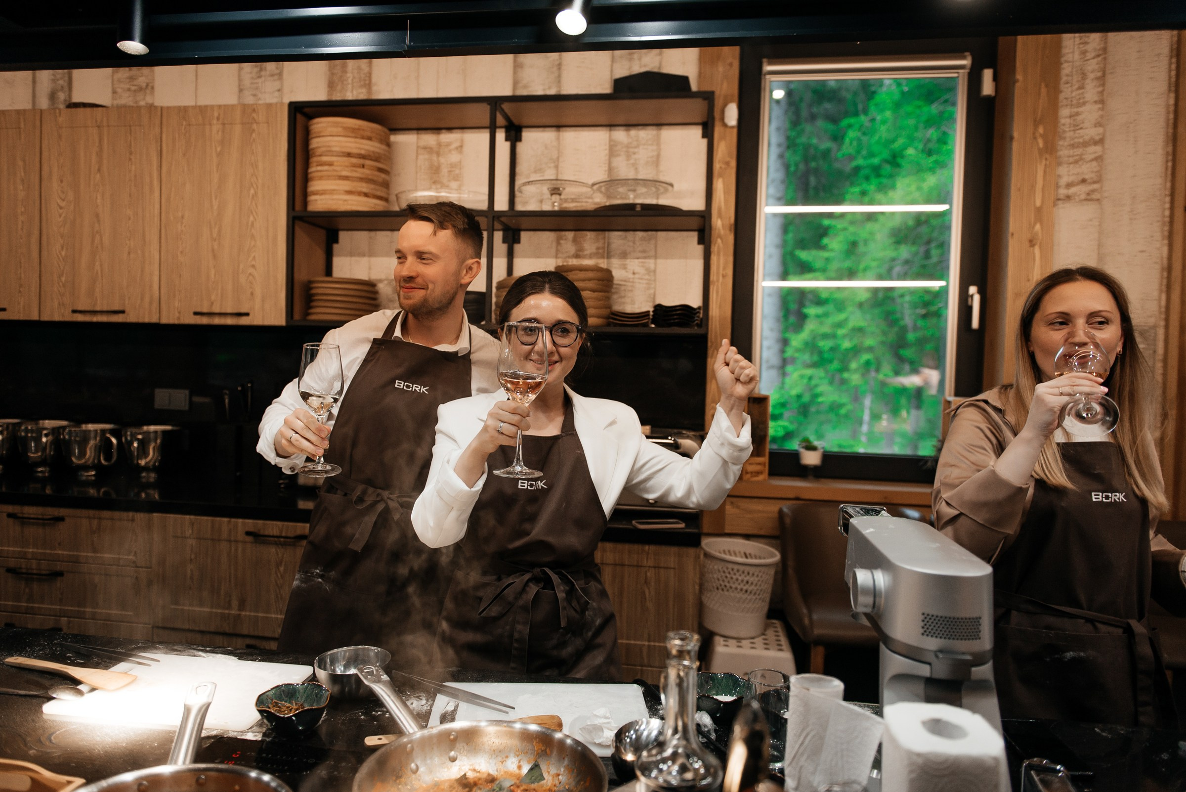 свадебный ужин в ресторане Чаща в Охта парке