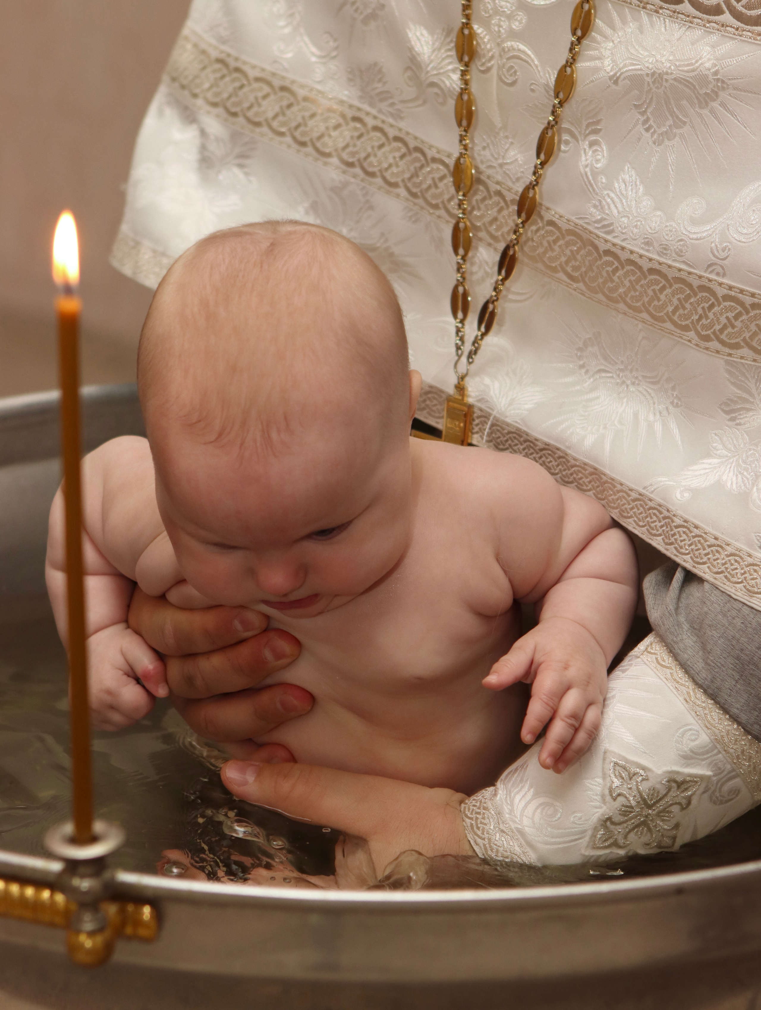 Анастасия и Вадим — крещение Виктории. Фотограф в Курске Смирнов Евгений