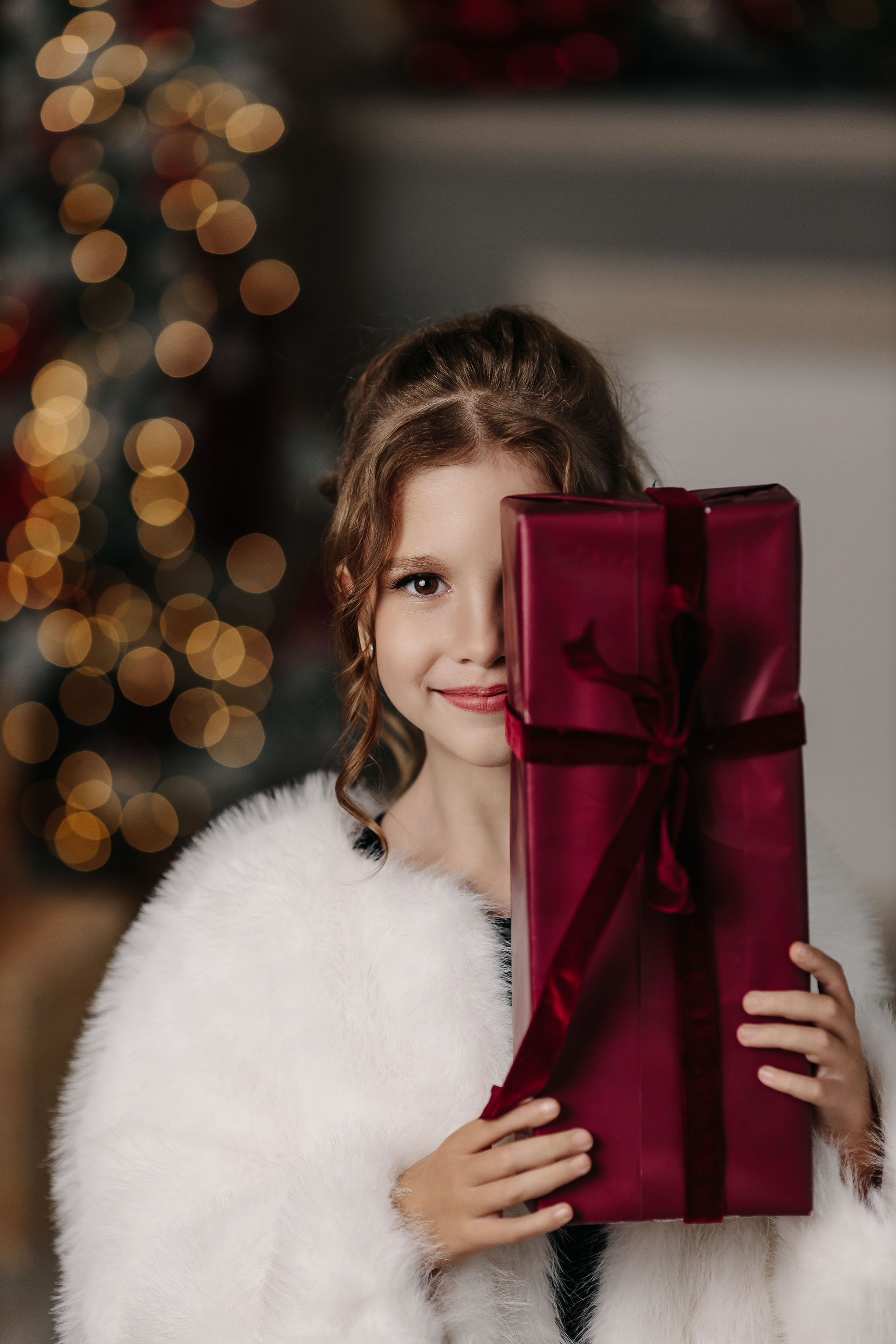 Новогодние портретики с Евой). Семейный и детский фотограф в Пскове и Санкт-Петербурге Яна Калинина