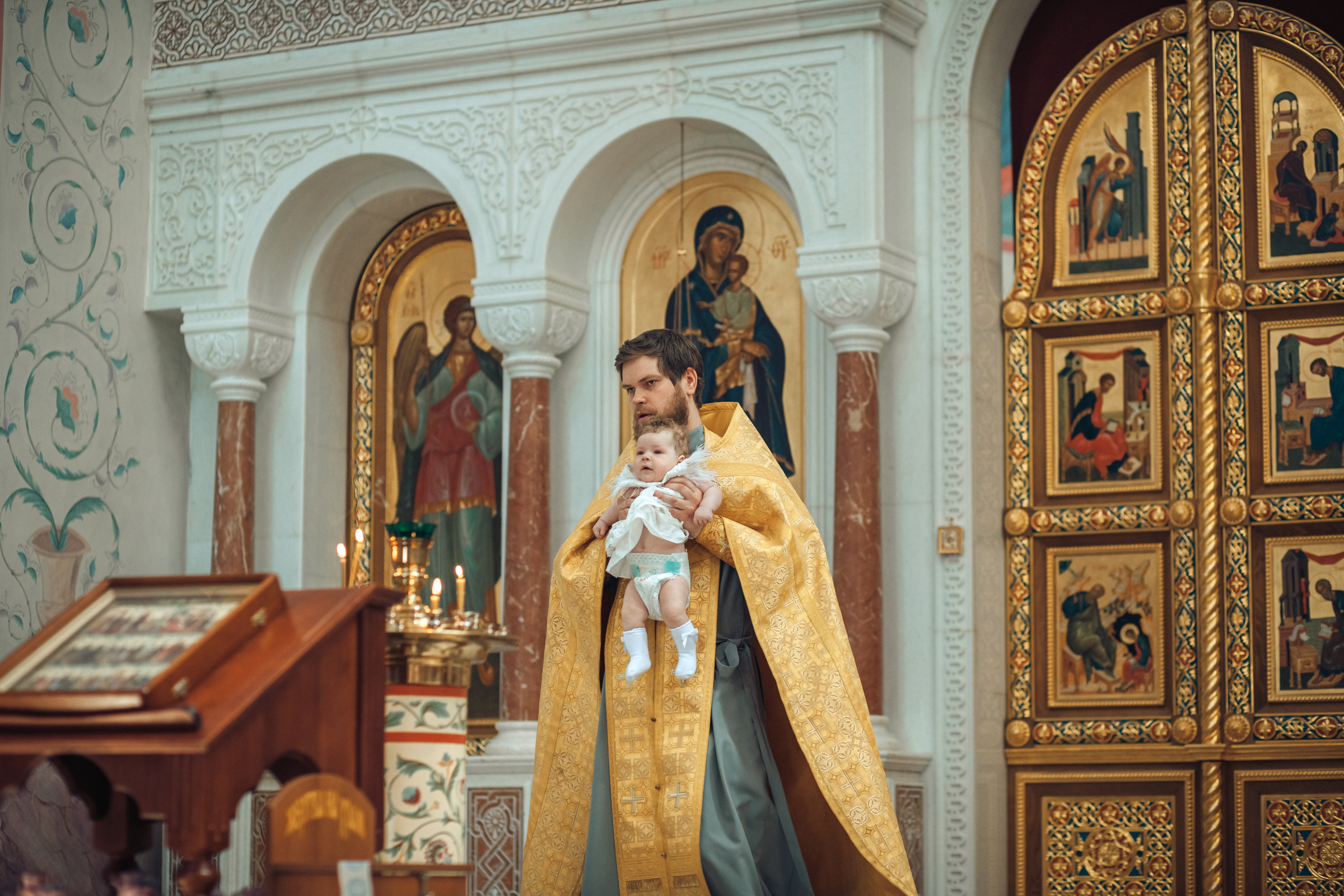 Таинство крещения Илоны. Фотограф на крещение и венчание в Самаре и Тольятти Елена Арди