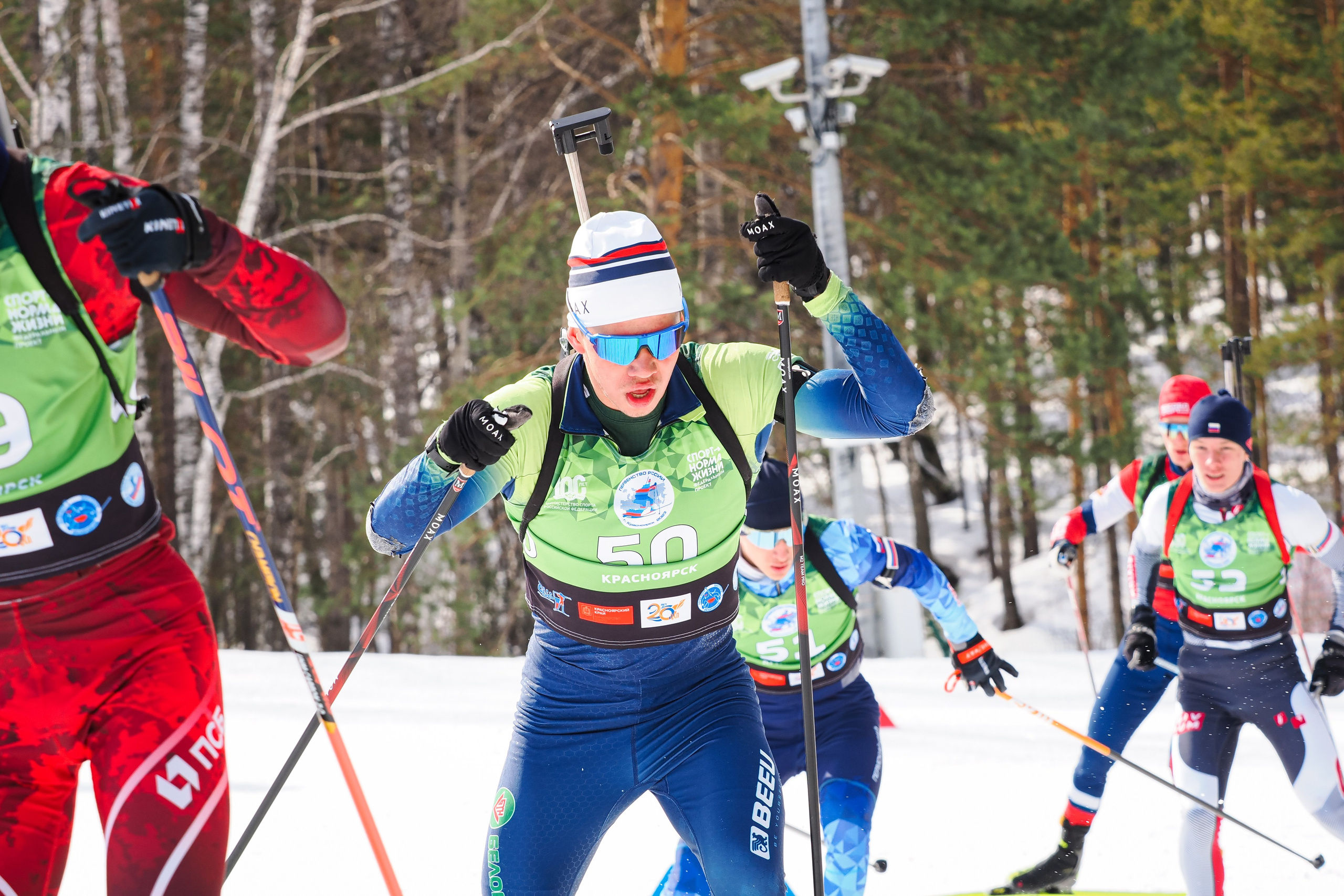 Биатлон / Первенство России. Репортажный фотограф Алексей Козьмин