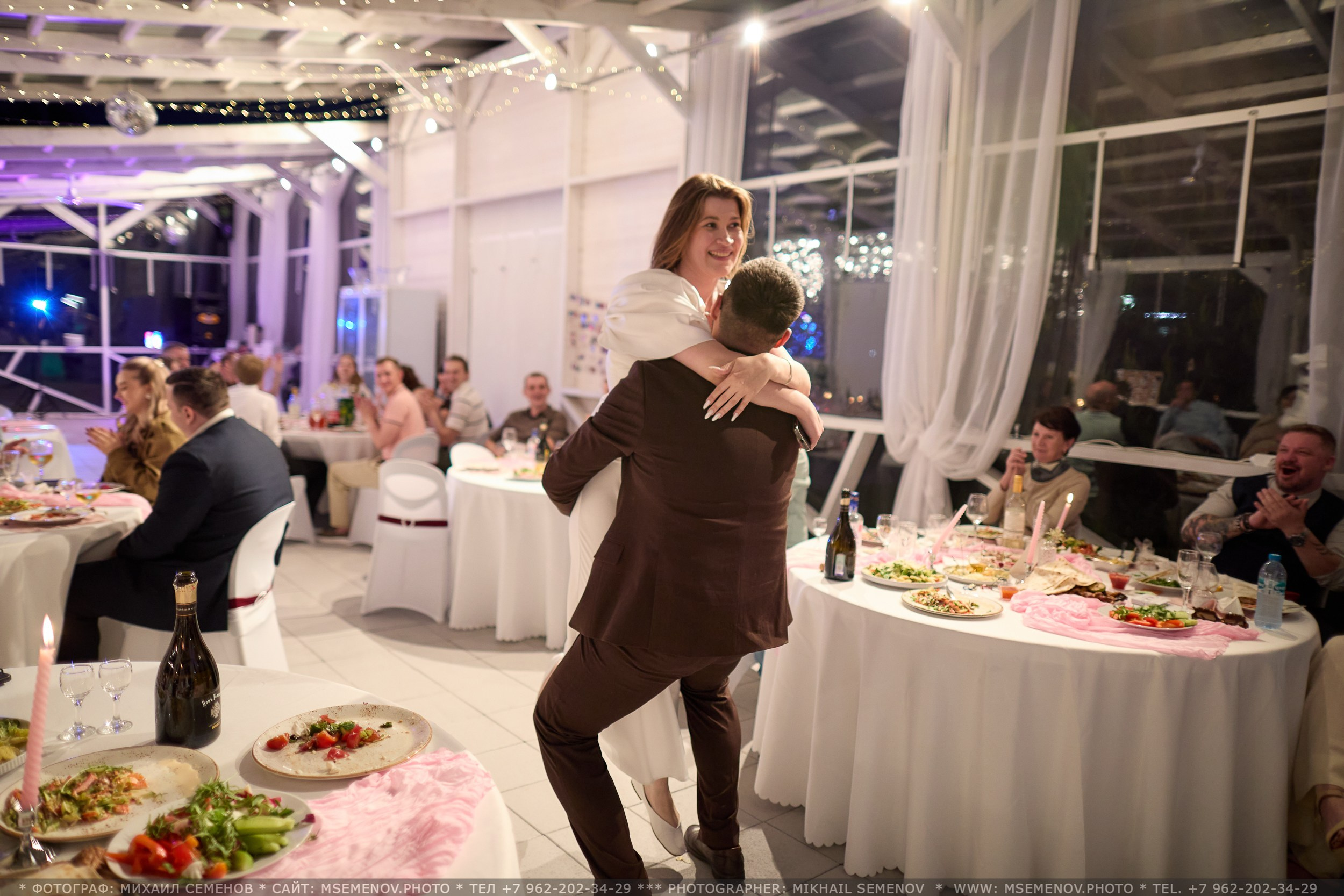 Свадьба Анастасии и Даниила. Photographer for business Mikhail Semenov. Aqua photo studio, photo school