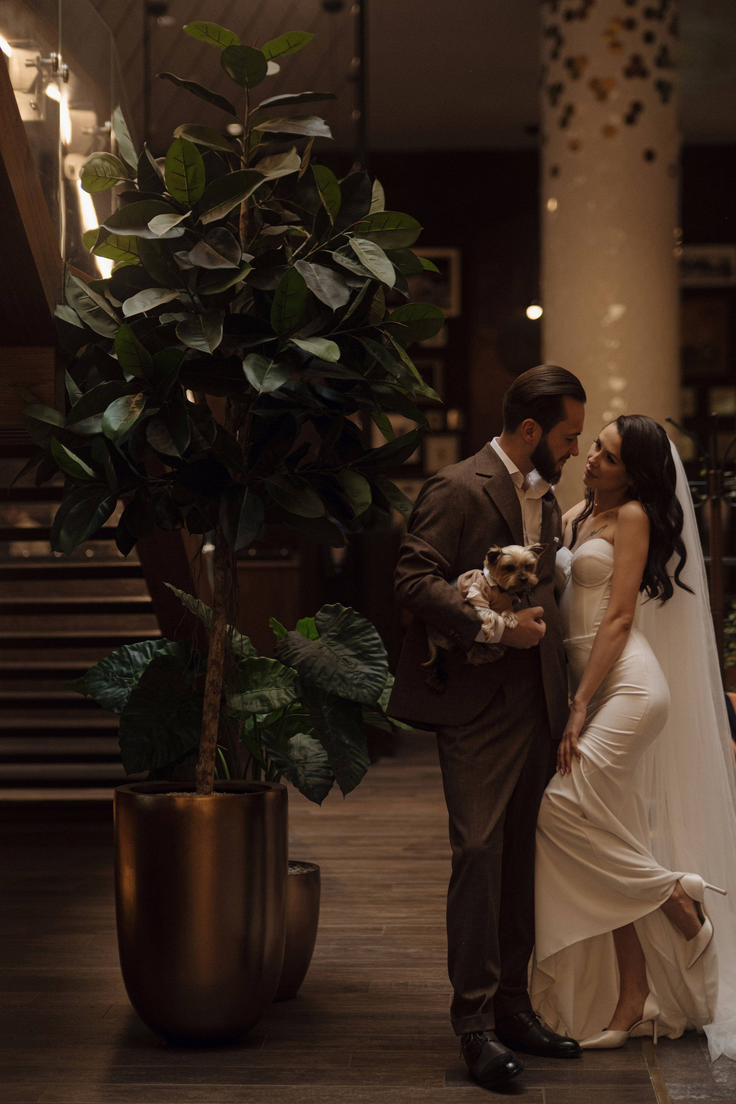 Сентиментальная свадебная фотография