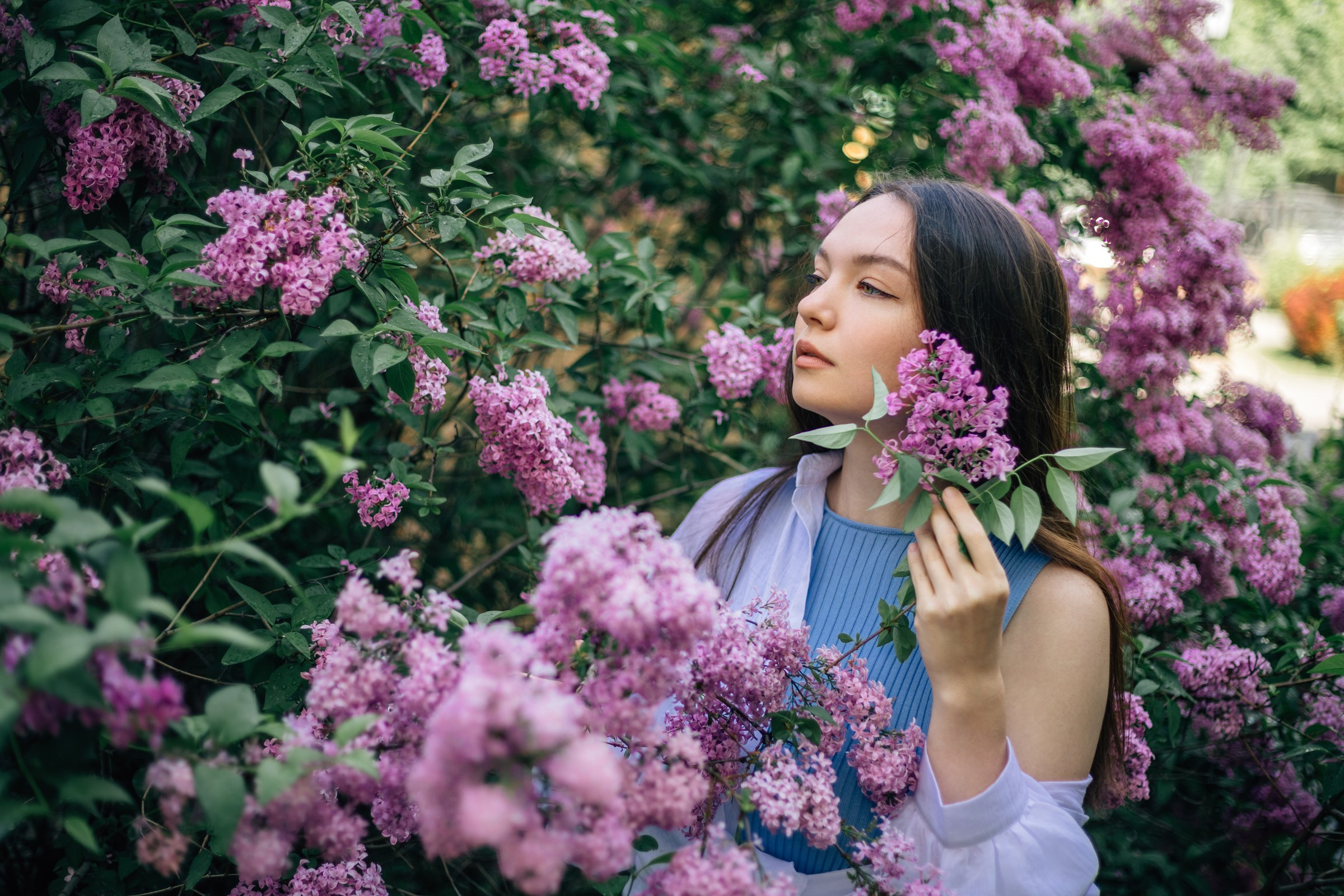 Смазы сирени. Екатерина. Июнь 2025. Фотограф Пермь. Свадьбы. Семья и дети, школа, д. сад. Фотокниги