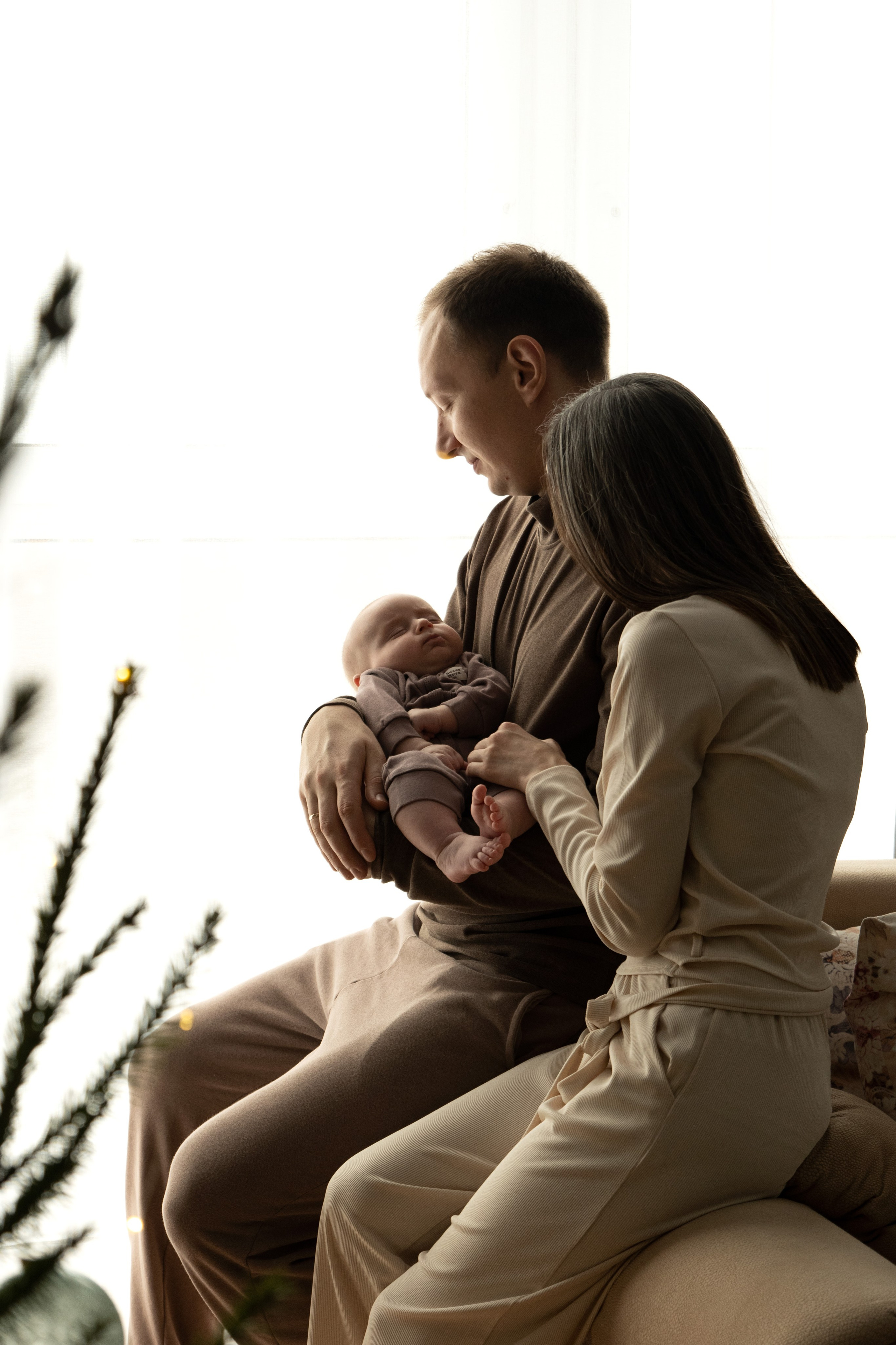 Домашняя новогодняя фотосессия с малышом. Фотограф видеограф Ольга Василевская