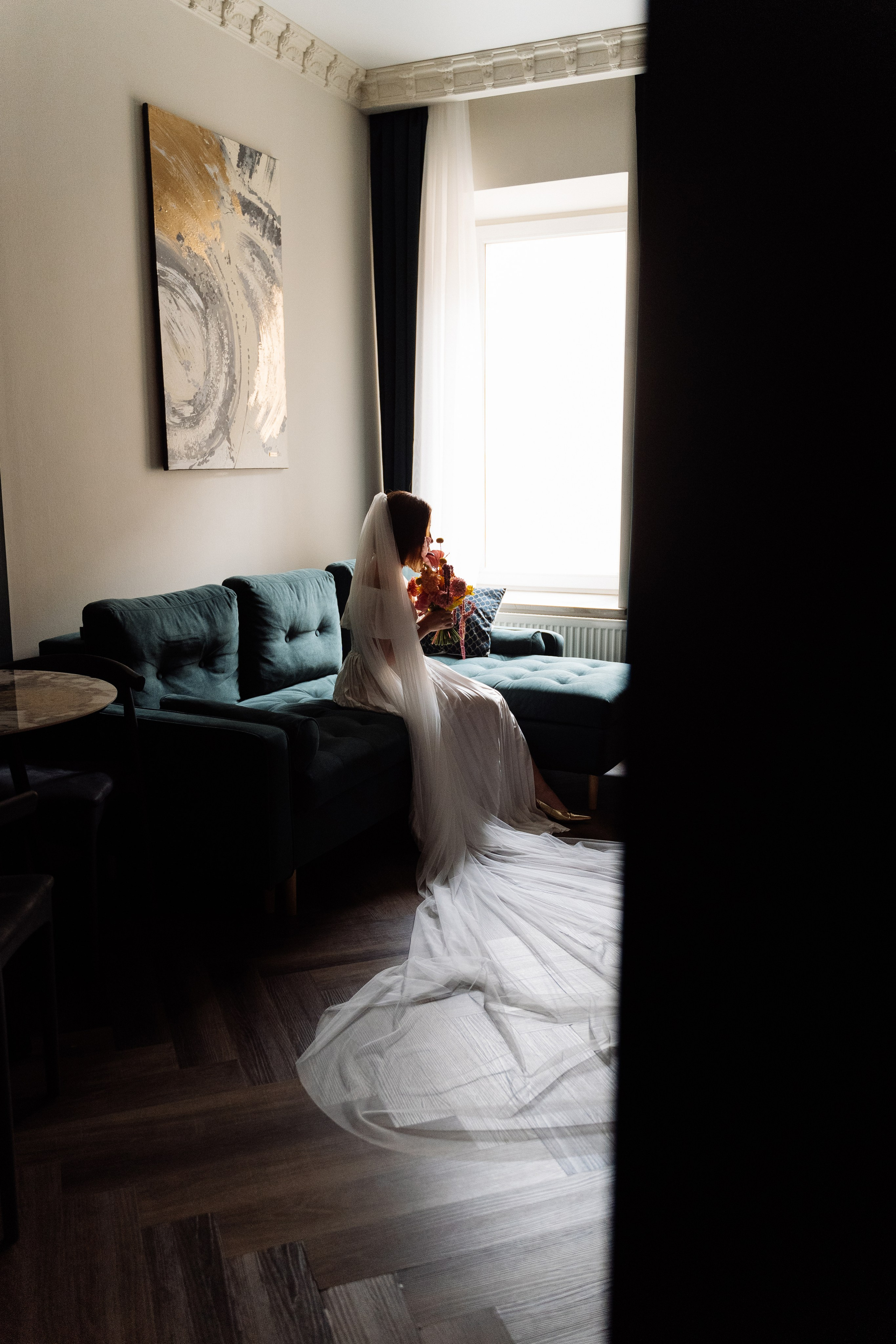 Свадьба на крыше Петербурга. Свадебный фотограф организатор в Санкт-Петербурге Ассоль Опарина