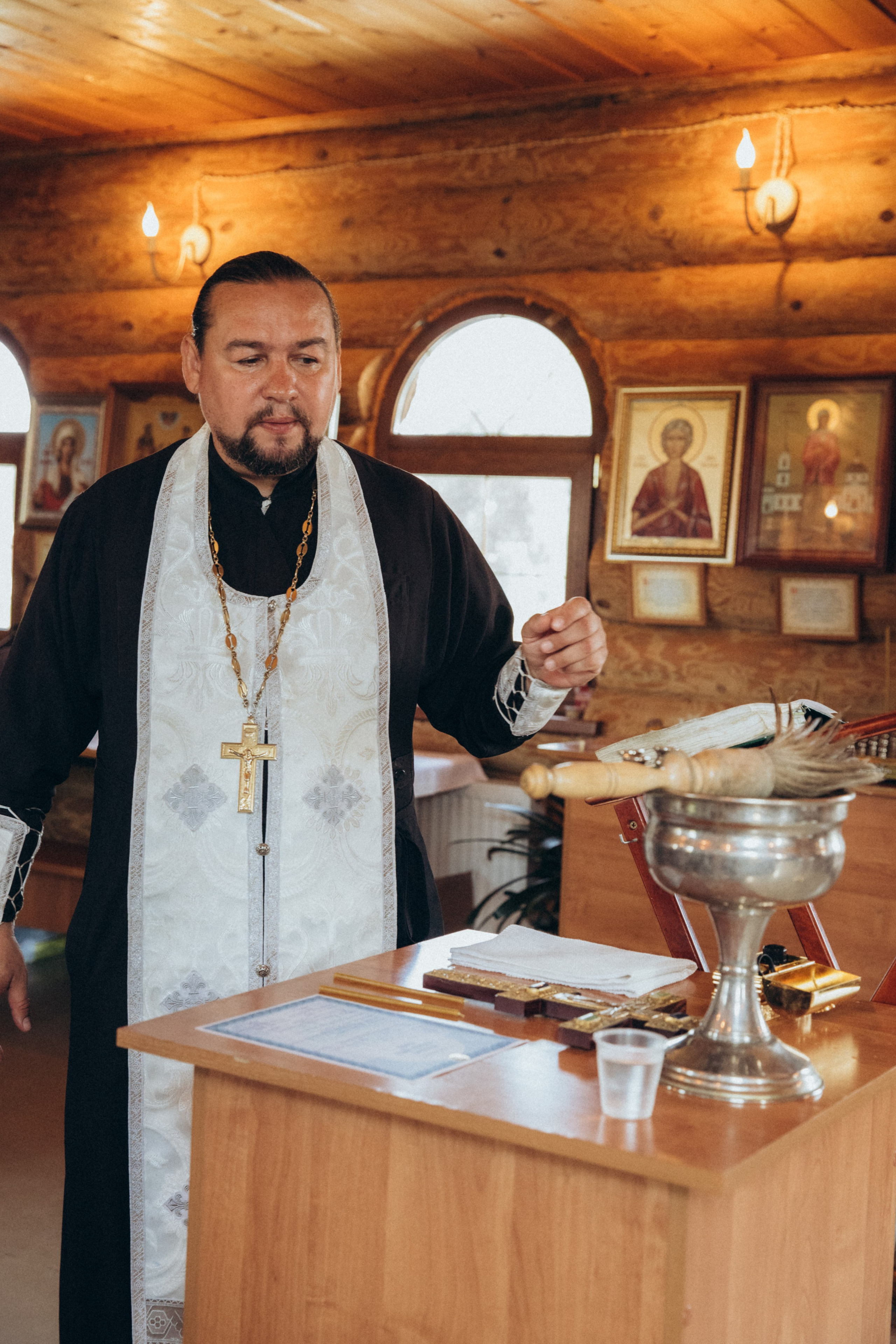 Крещение Марьяны. Фотограф на крещение в Рязани. Семейный фотограф