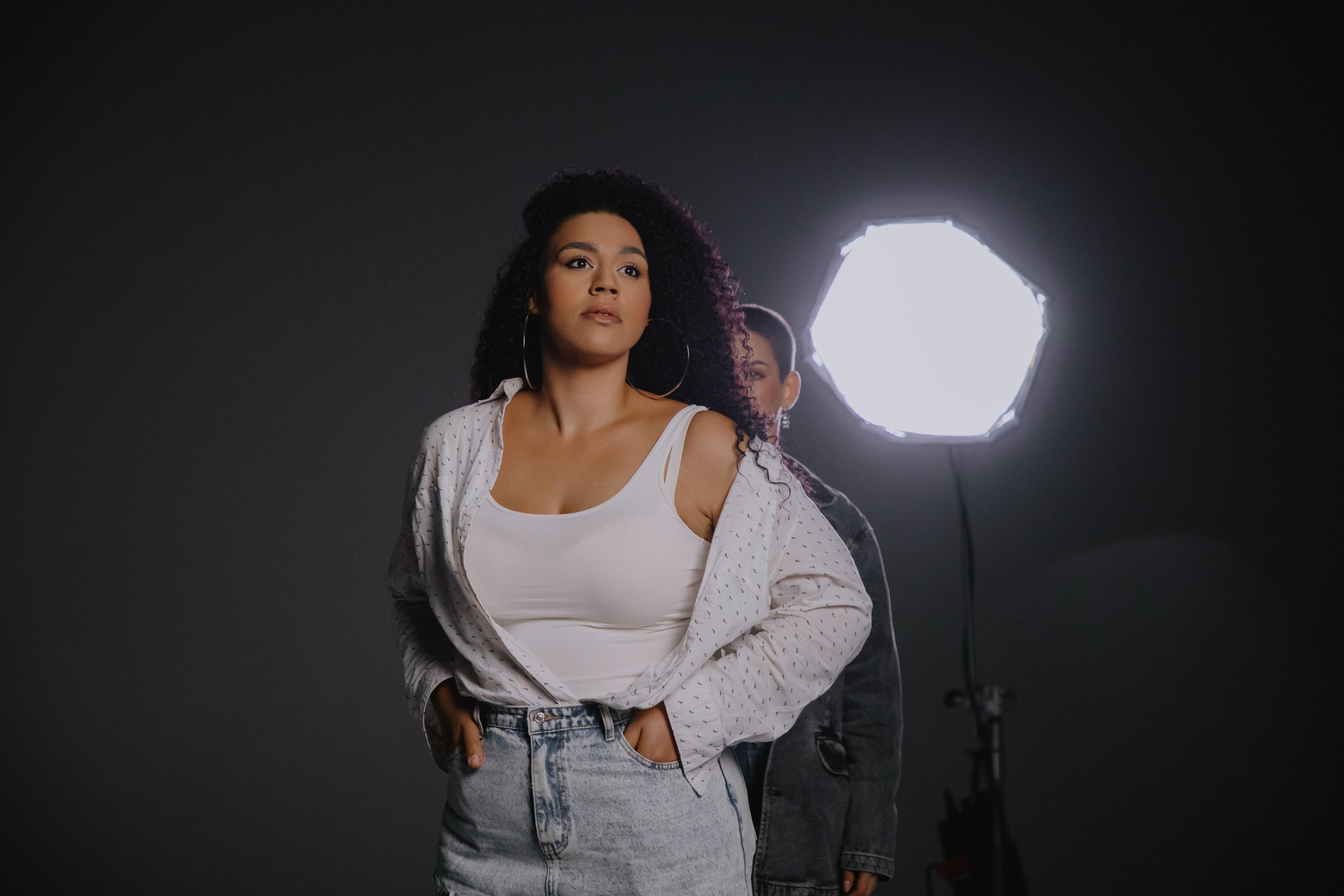 Съемка клипа Юлианны Карауловой и Бьянки. Фотограф в Москве и Санкт-Петербурге Дарина