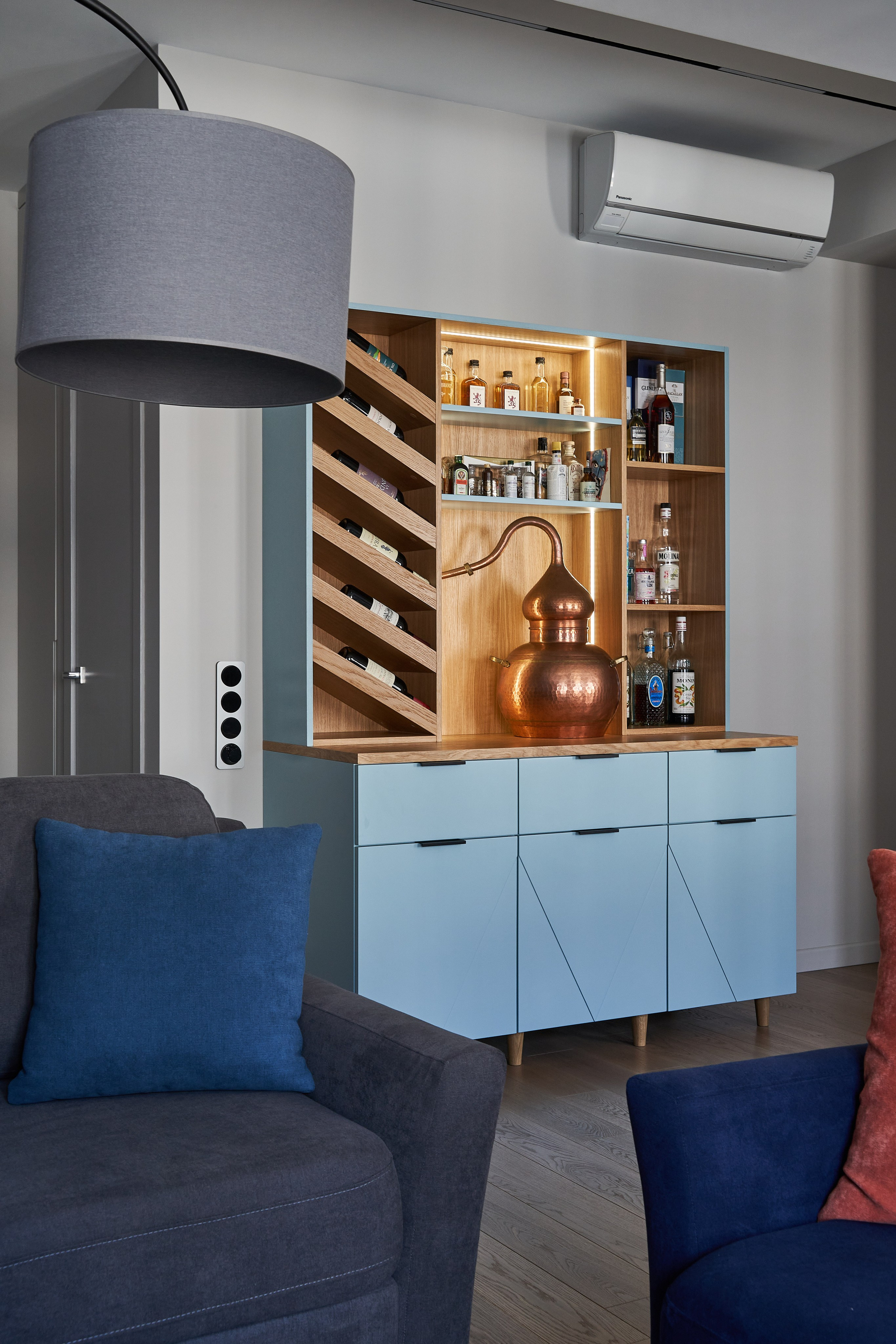 Цвет настроения Синий (публикация в журнале Buro 314). Бояршинов Антон Интерьерный фотограф/видеограф Москва