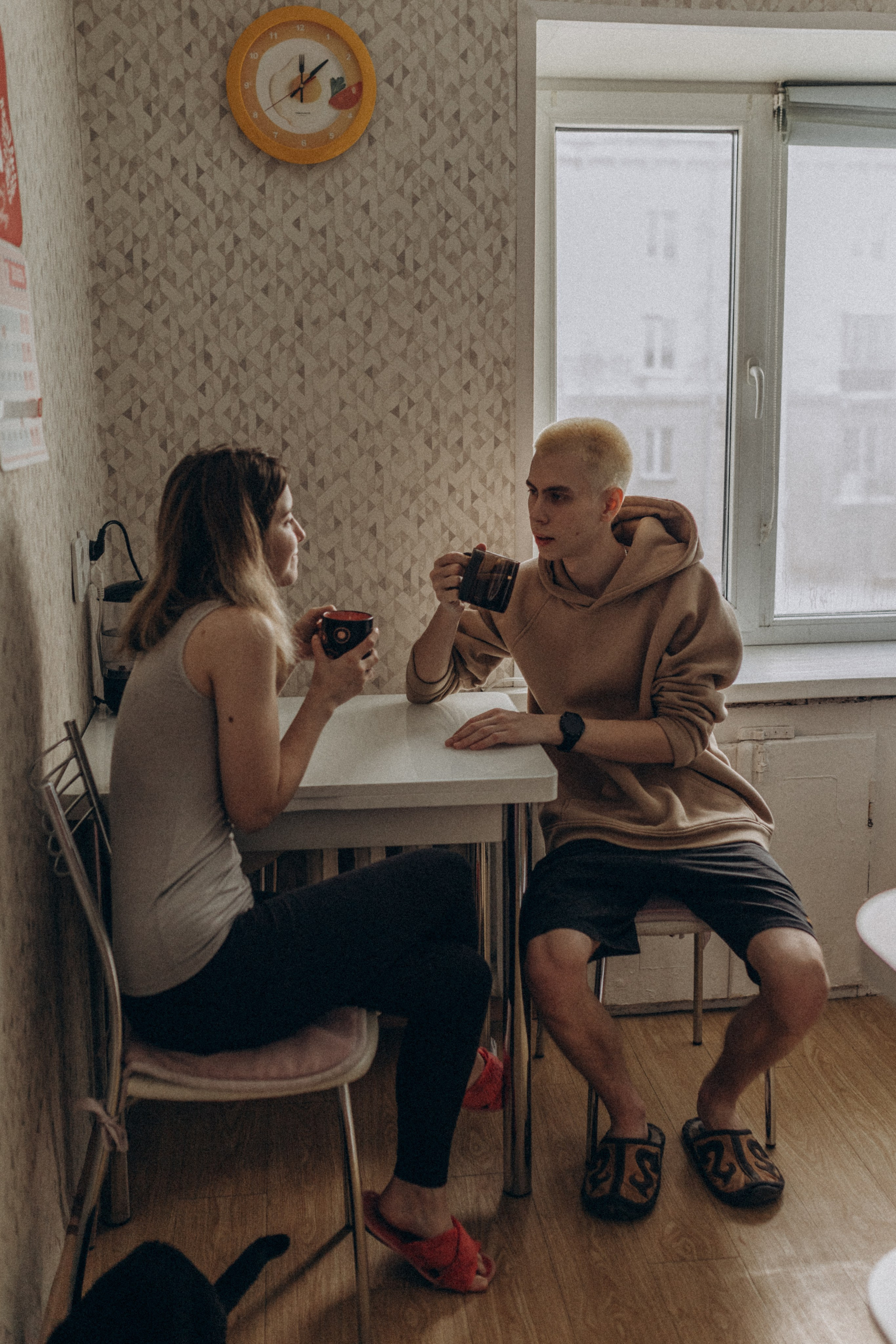 Матвей и Полина, а также кот и собака. Семейный фотограф lifestyle в Новосибирске Елена Шпилевая