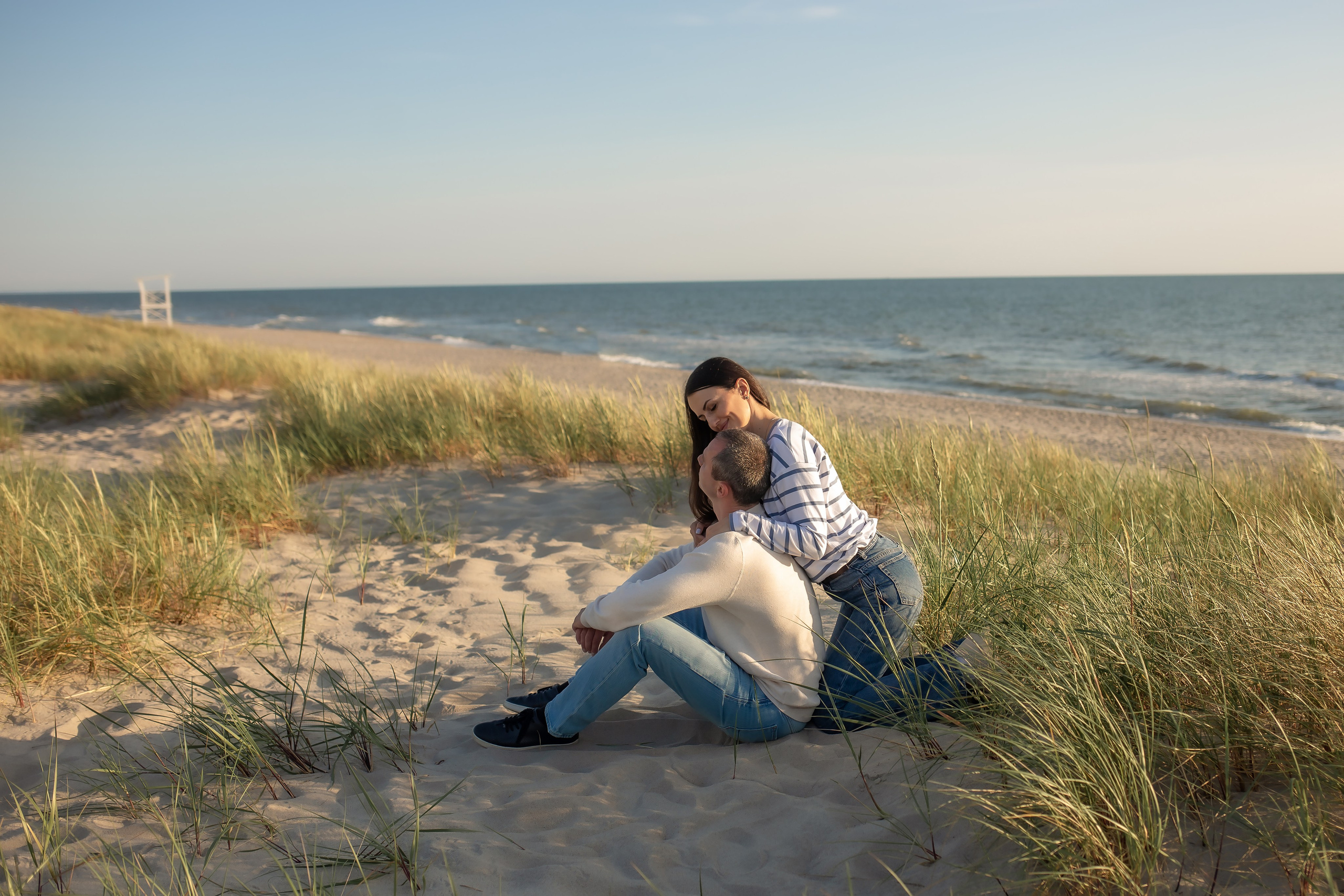 Павел и Татьяна. Закат в Янтарном. Фотограф в Калининграде Решетникова Алина