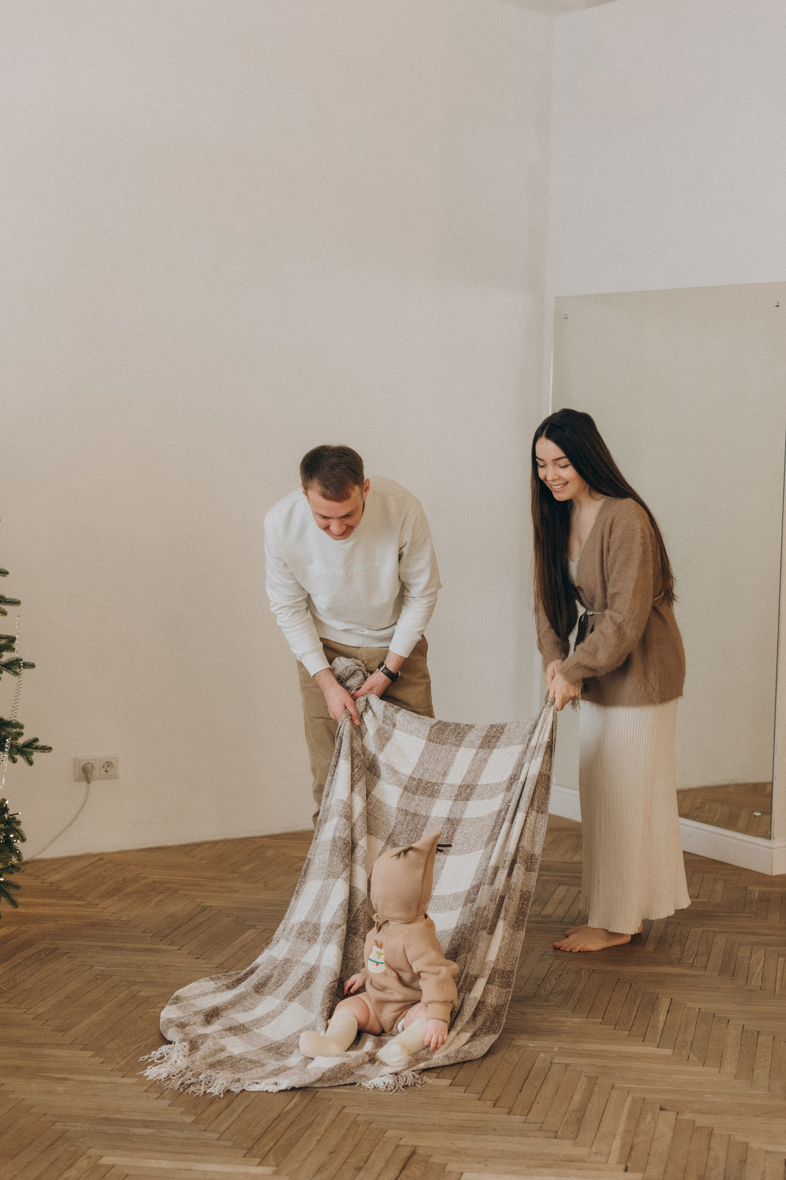 Семейная новогодняя фотосессия. Фотограф Москва Виктория-Антуанетта