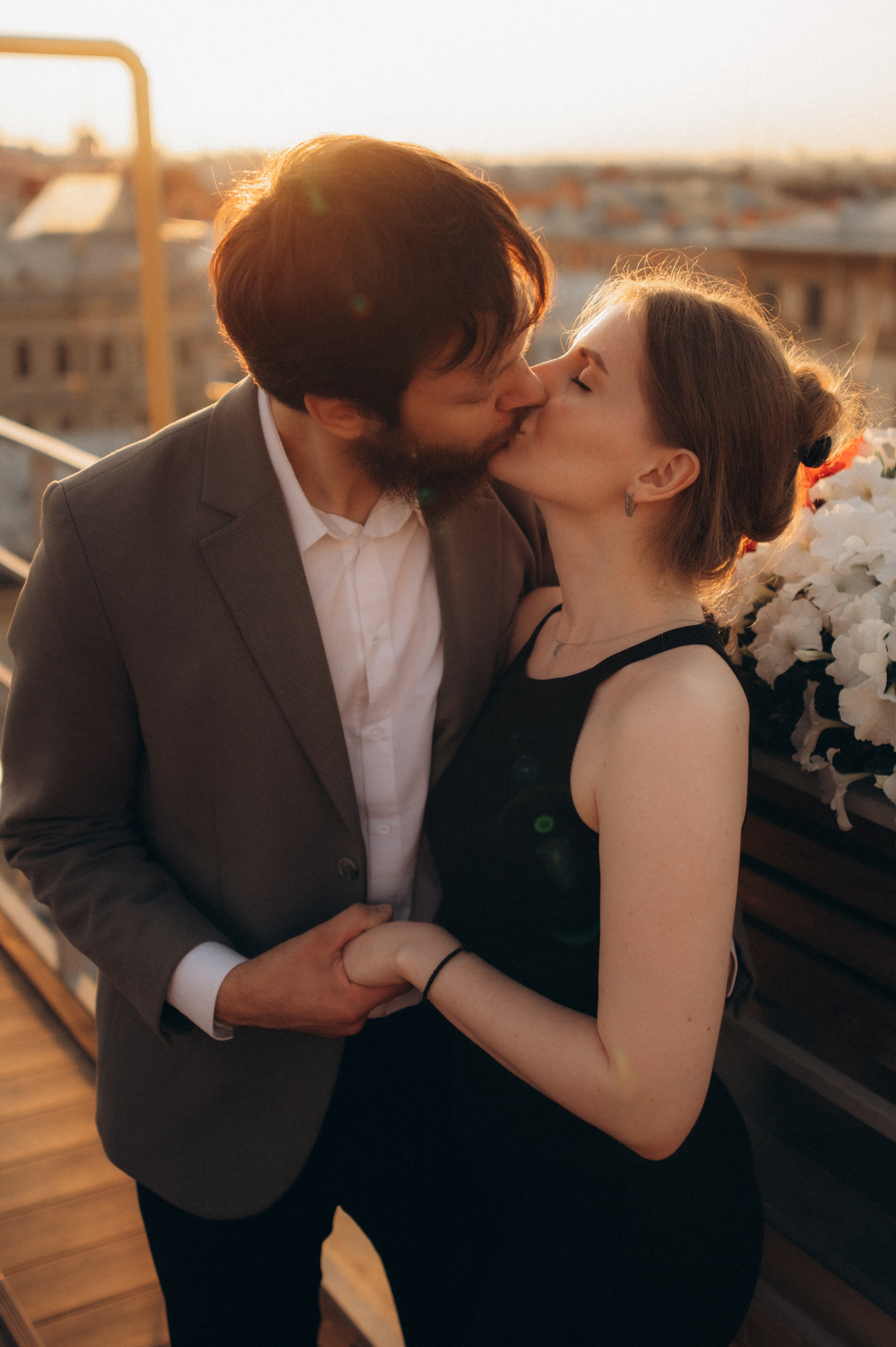Помолвка на крыше. Семейный фотограф в Санкт-Петербурге Александра Милованова