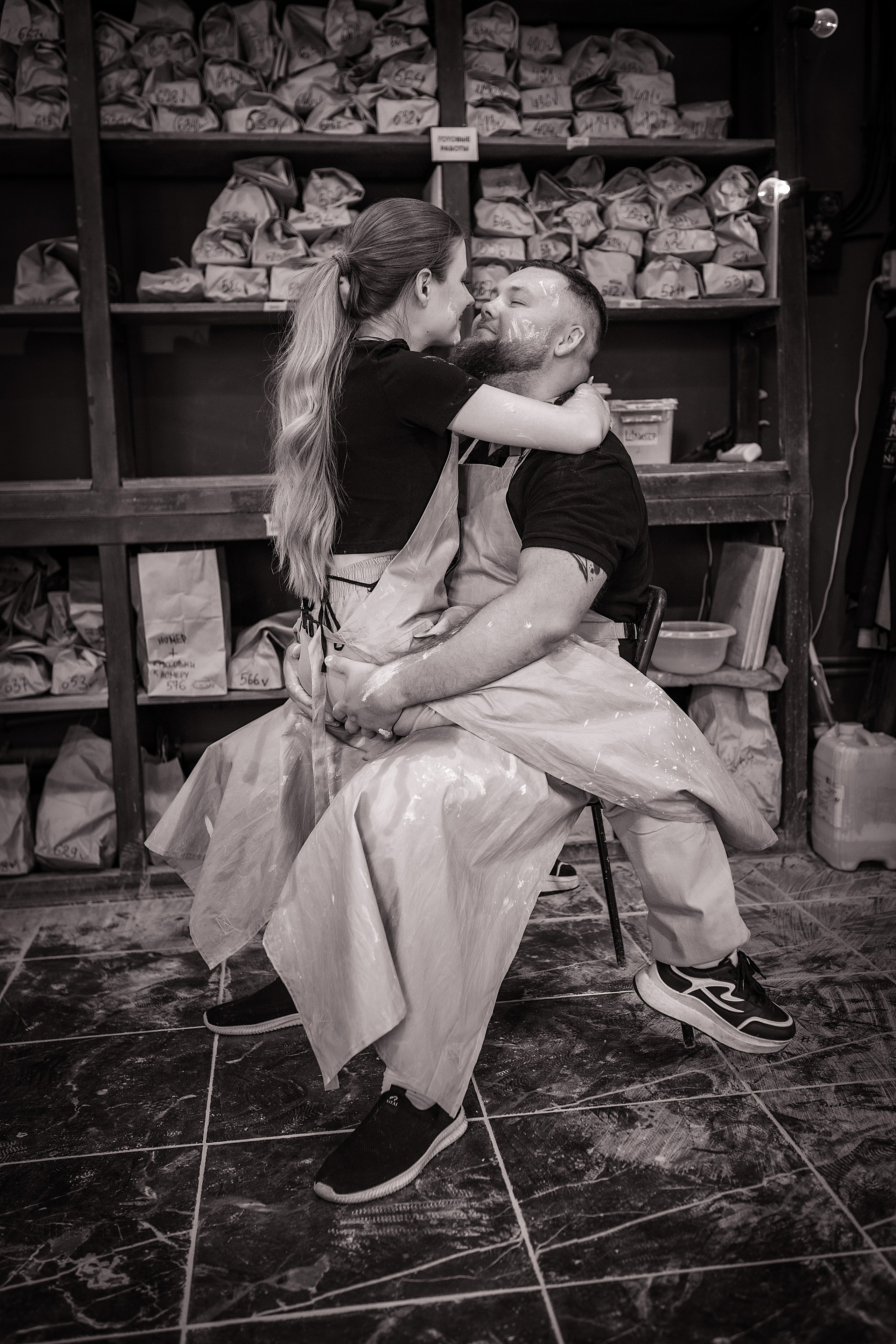 Лавстори в гончарной мастерской. Фотограф в Железнодорожном и Балашихе