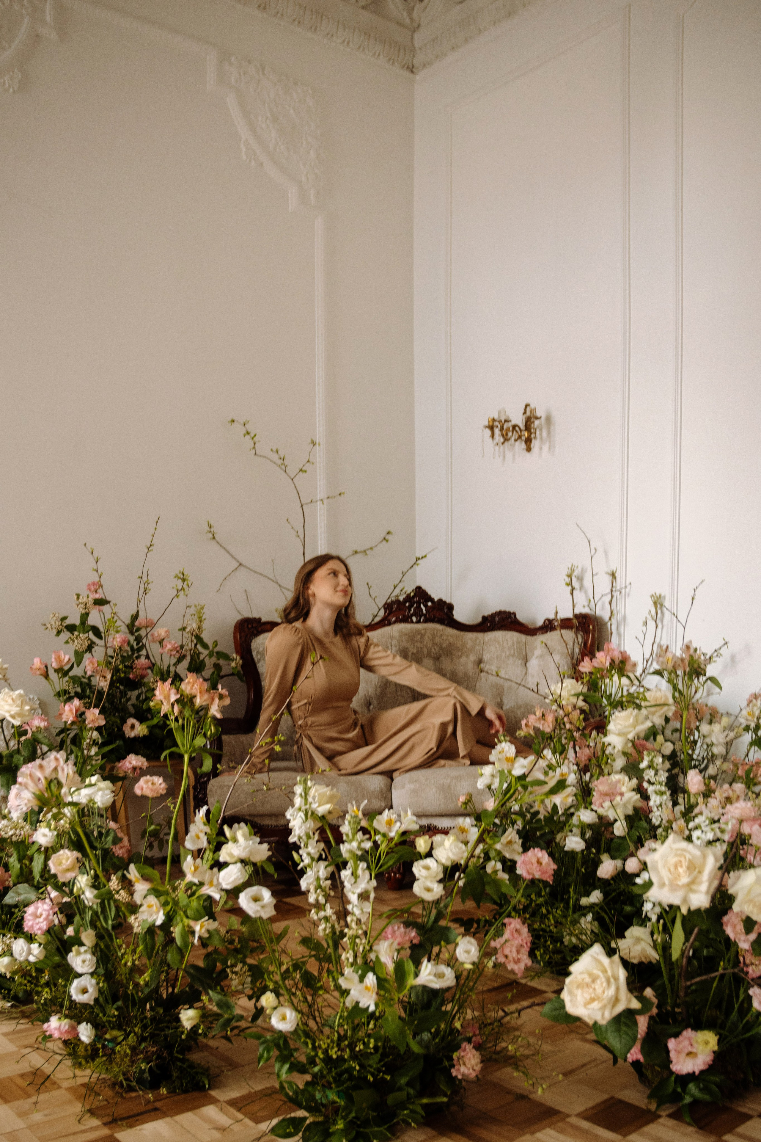 Алина в цветах. Фотограф-ретушер