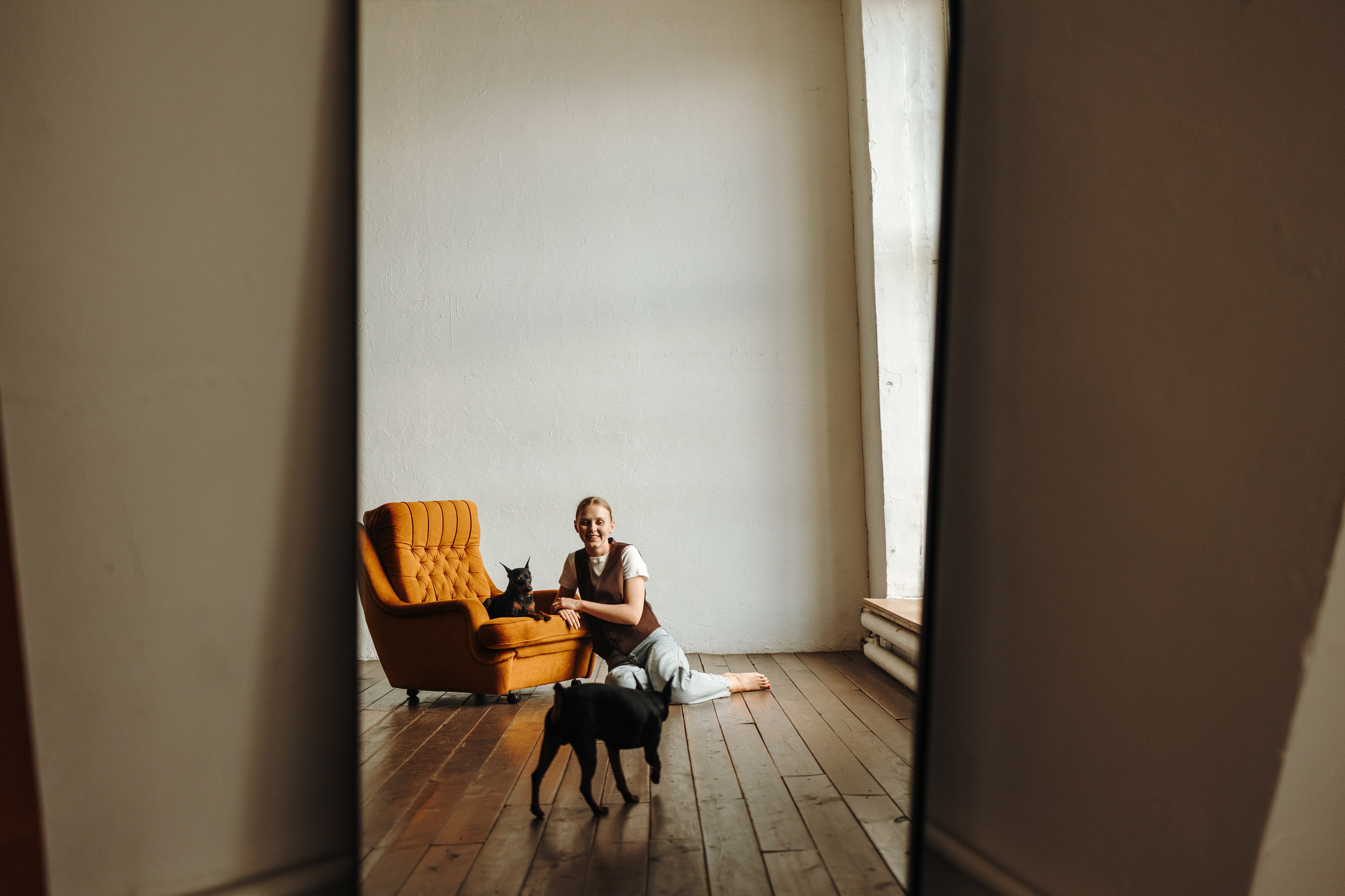 Катя и ее мальчики. Фотограф — Анималист | Санкт-Петербург