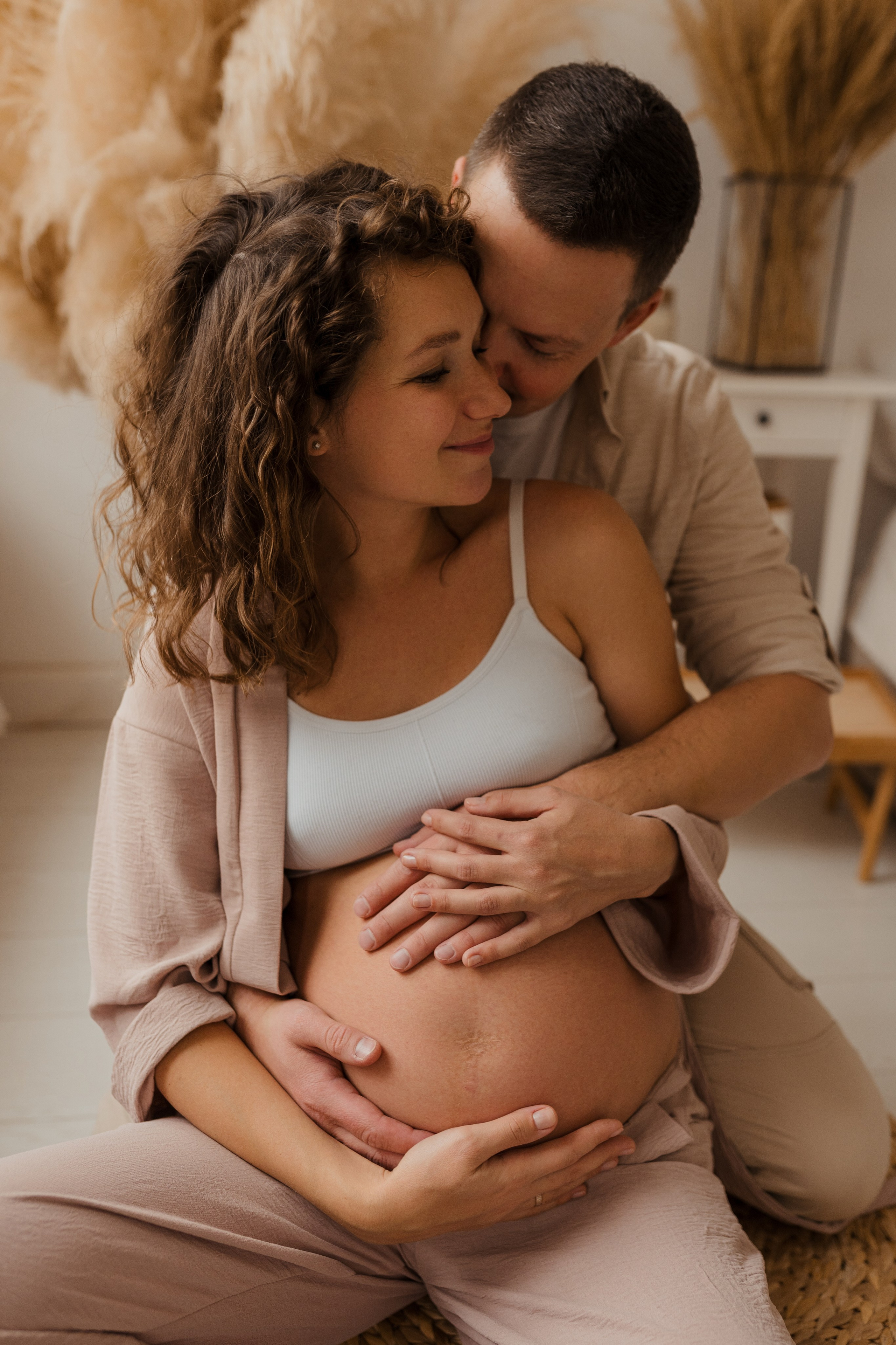 Семейная фотосессия в студии в Москве, семейный фотограф Анна Полушина. Свадебный фотограф в Москве Анна Полушина
